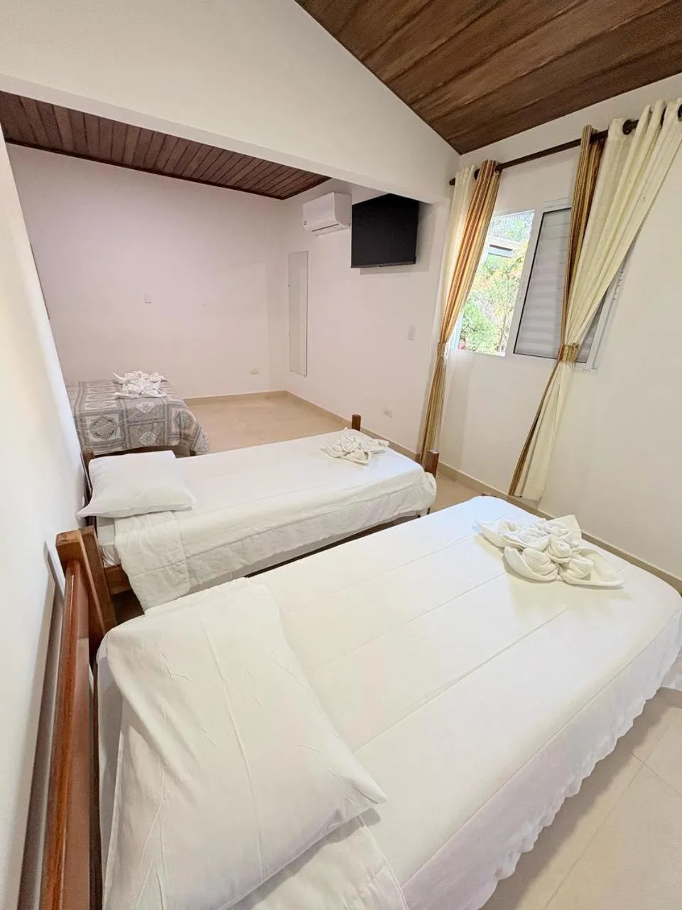 Bed in Hotel Fazenda Pintado na Brasa