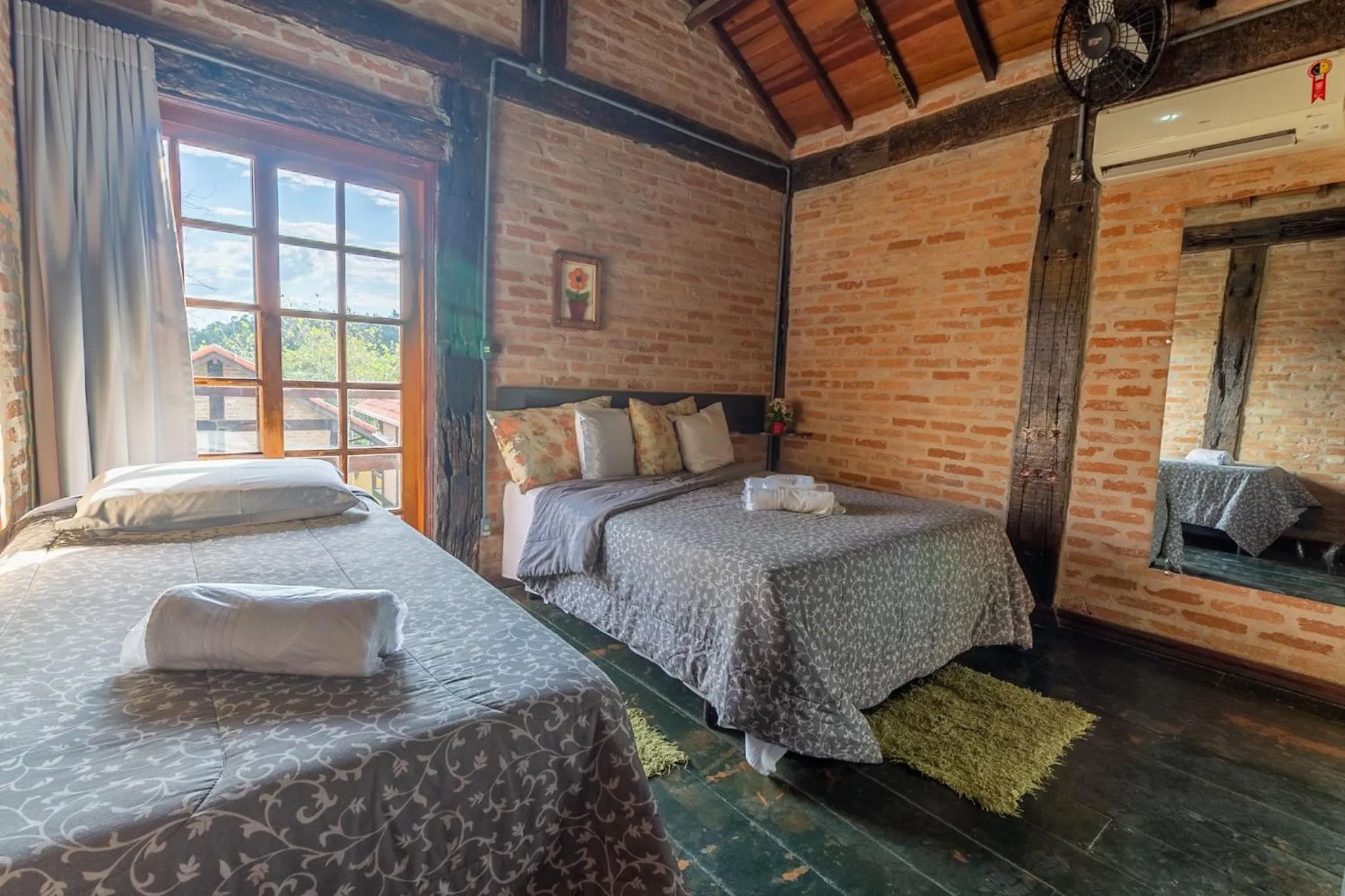 Bedroom, Bed in Hotel Fazenda Pintado na Brasa