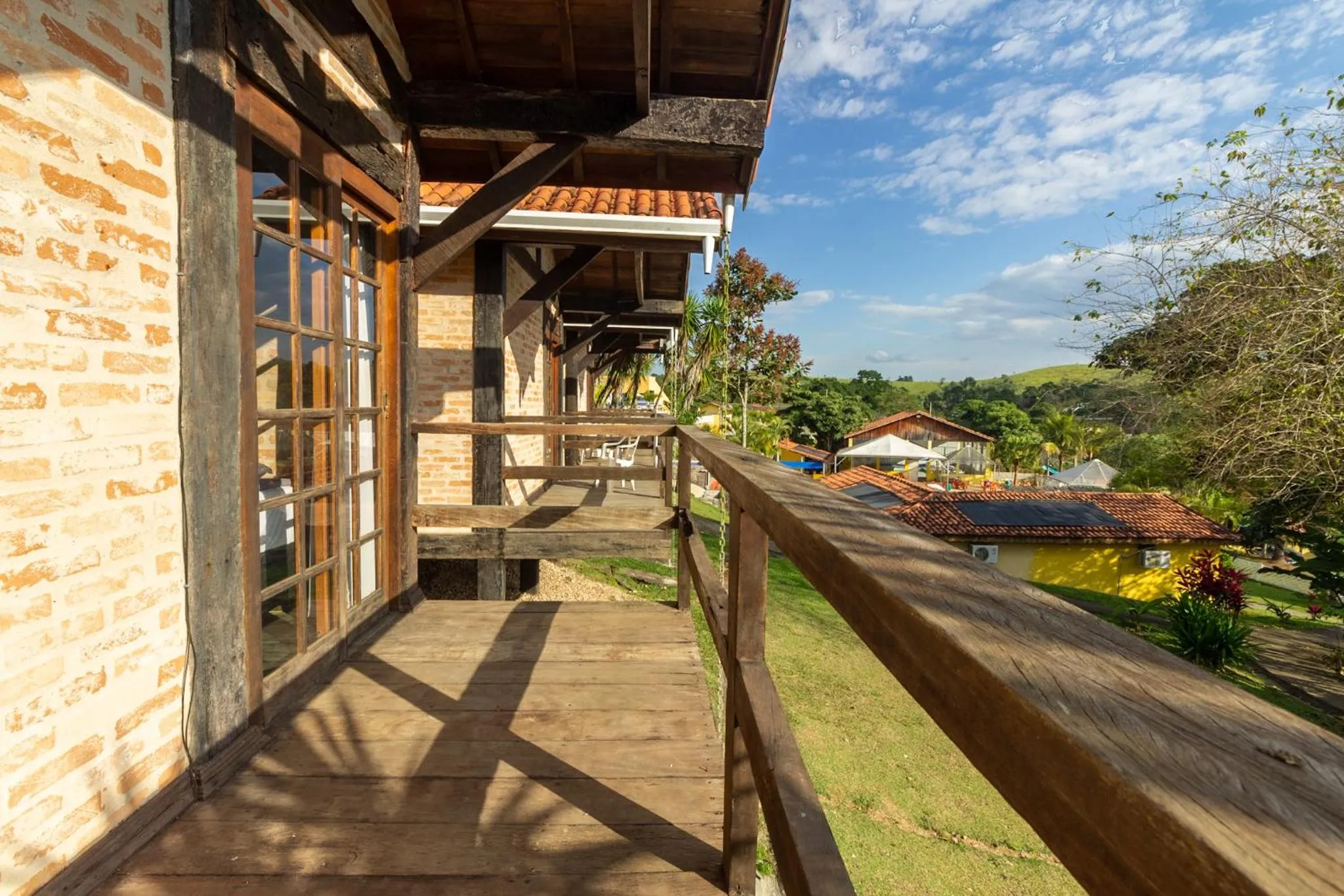 Balcony/Terrace in Hotel Fazenda Pintado na Brasa