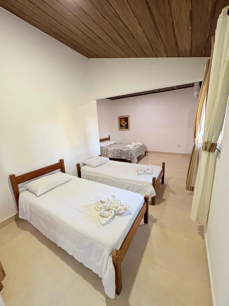 Bed in Hotel Fazenda Pintado na Brasa