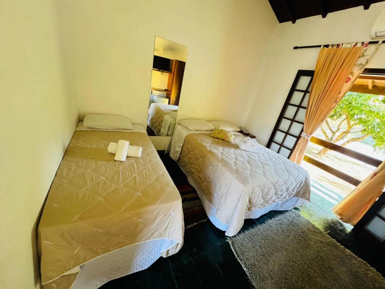Bed in Hotel Fazenda Pintado na Brasa