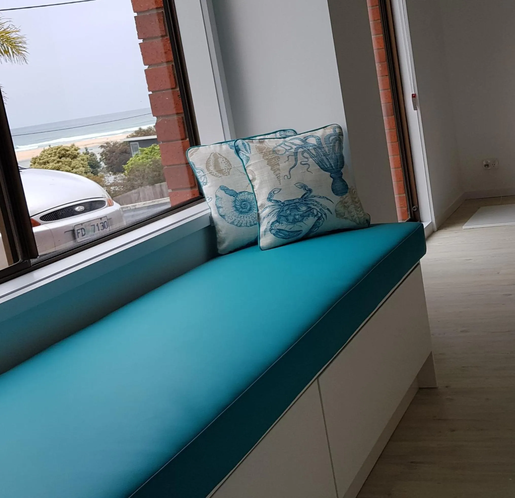 Seating area, Bed in Blue Seas Holiday Villas