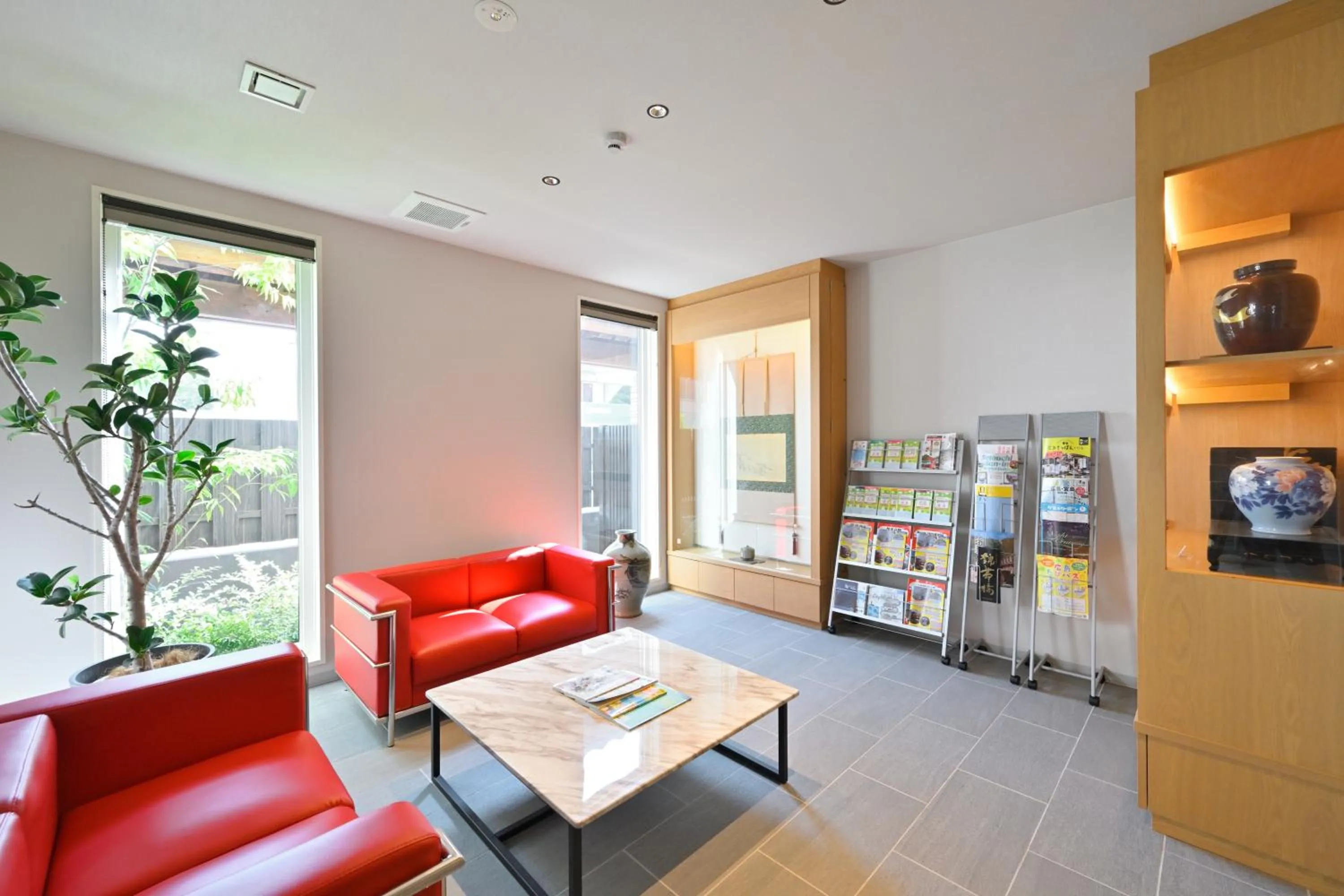 Lobby or reception in GRAND BASE Hiroshima Peace Memorial Park