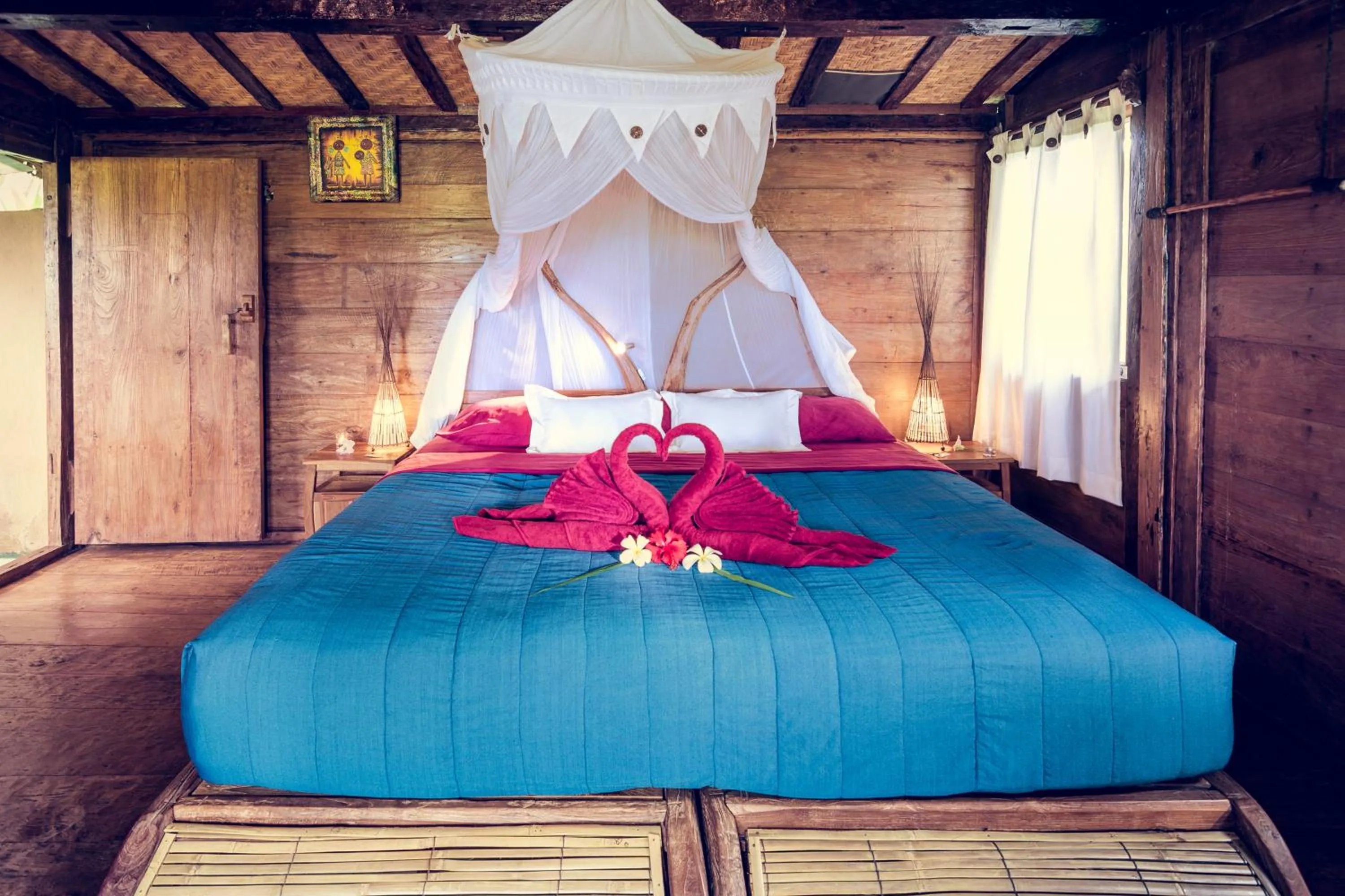 Living room, Bed in Dragonfly Village