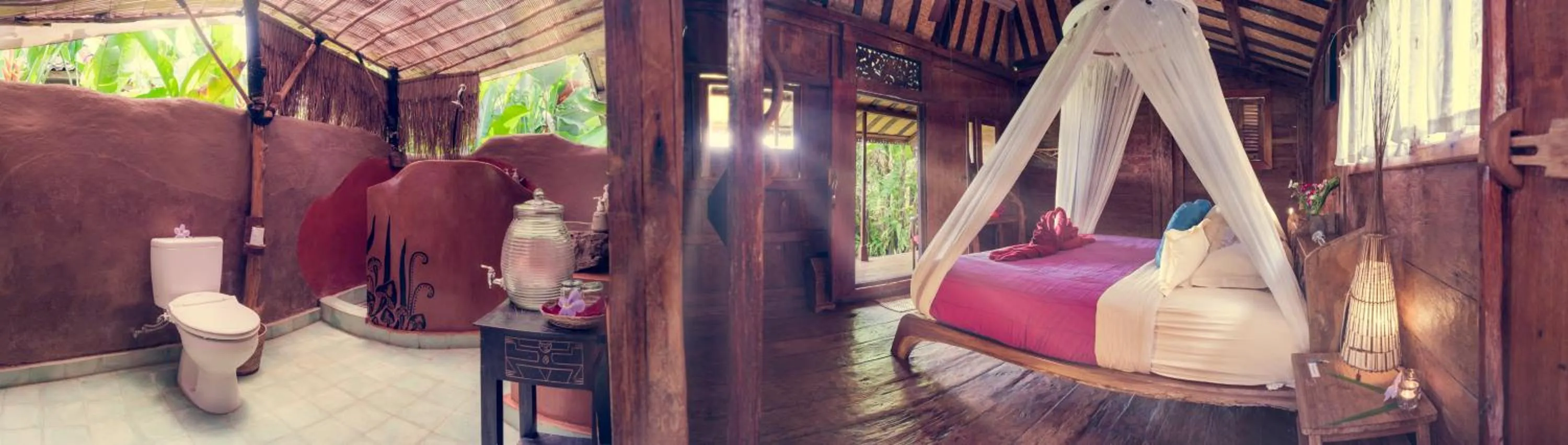 Shower, Bed in Dragonfly Village