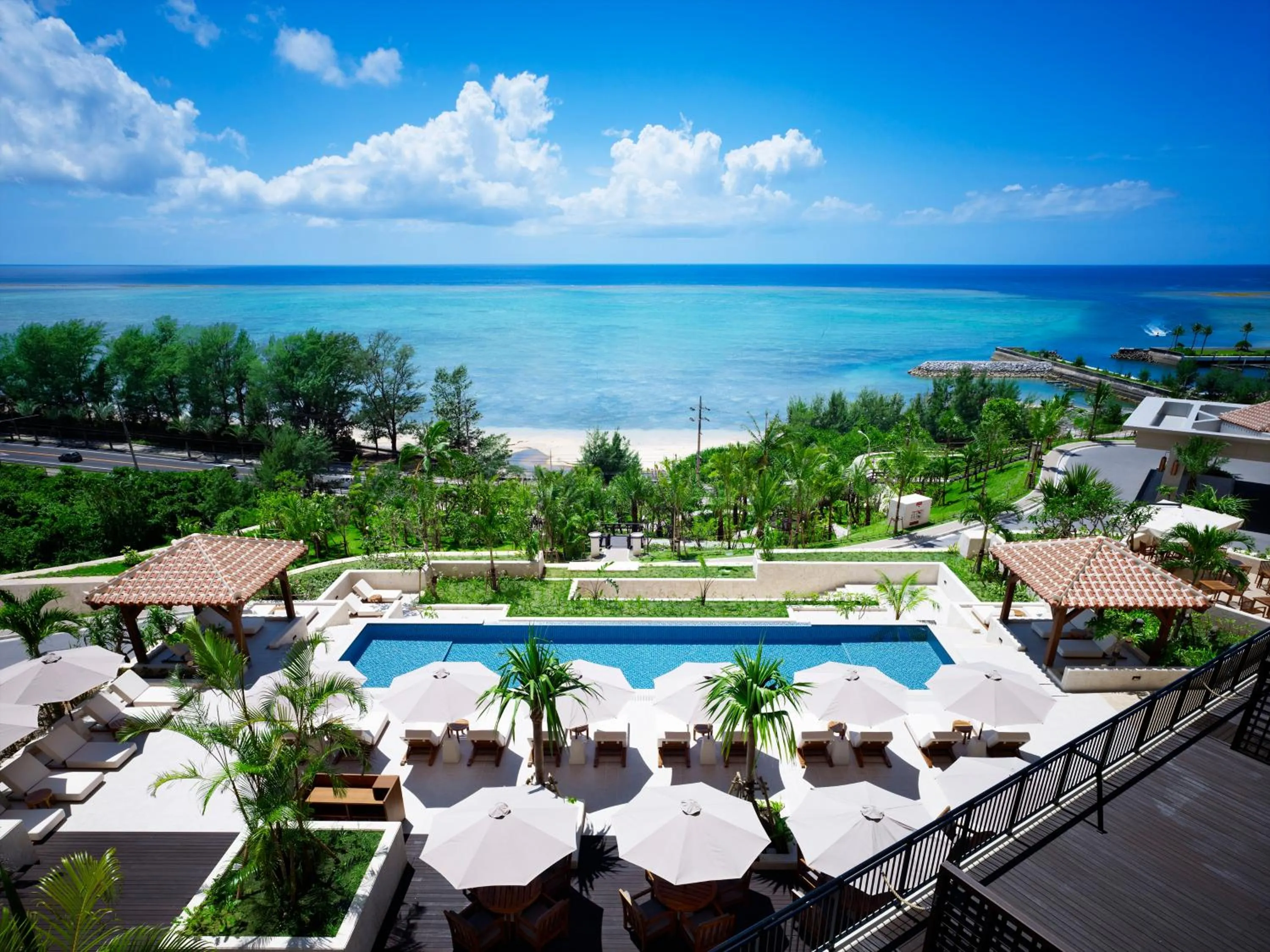 Swimming pool in Kafuu Resort Fuchaku Condo Hotel