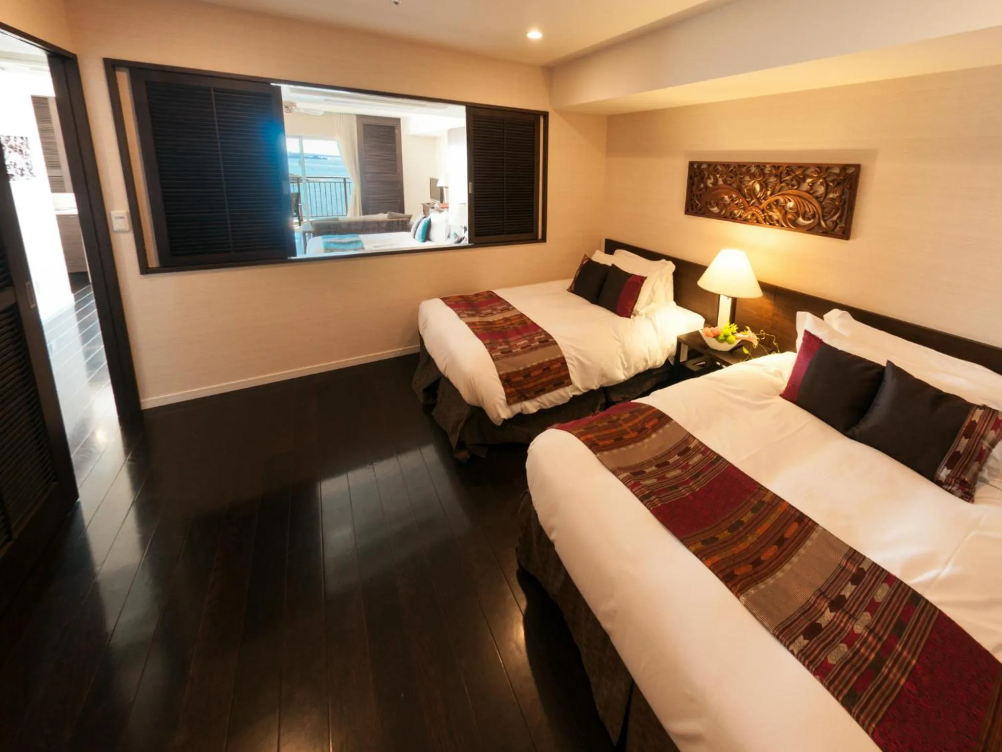 Photo of the whole room, Bed in Kafuu Resort Fuchaku Condo Hotel