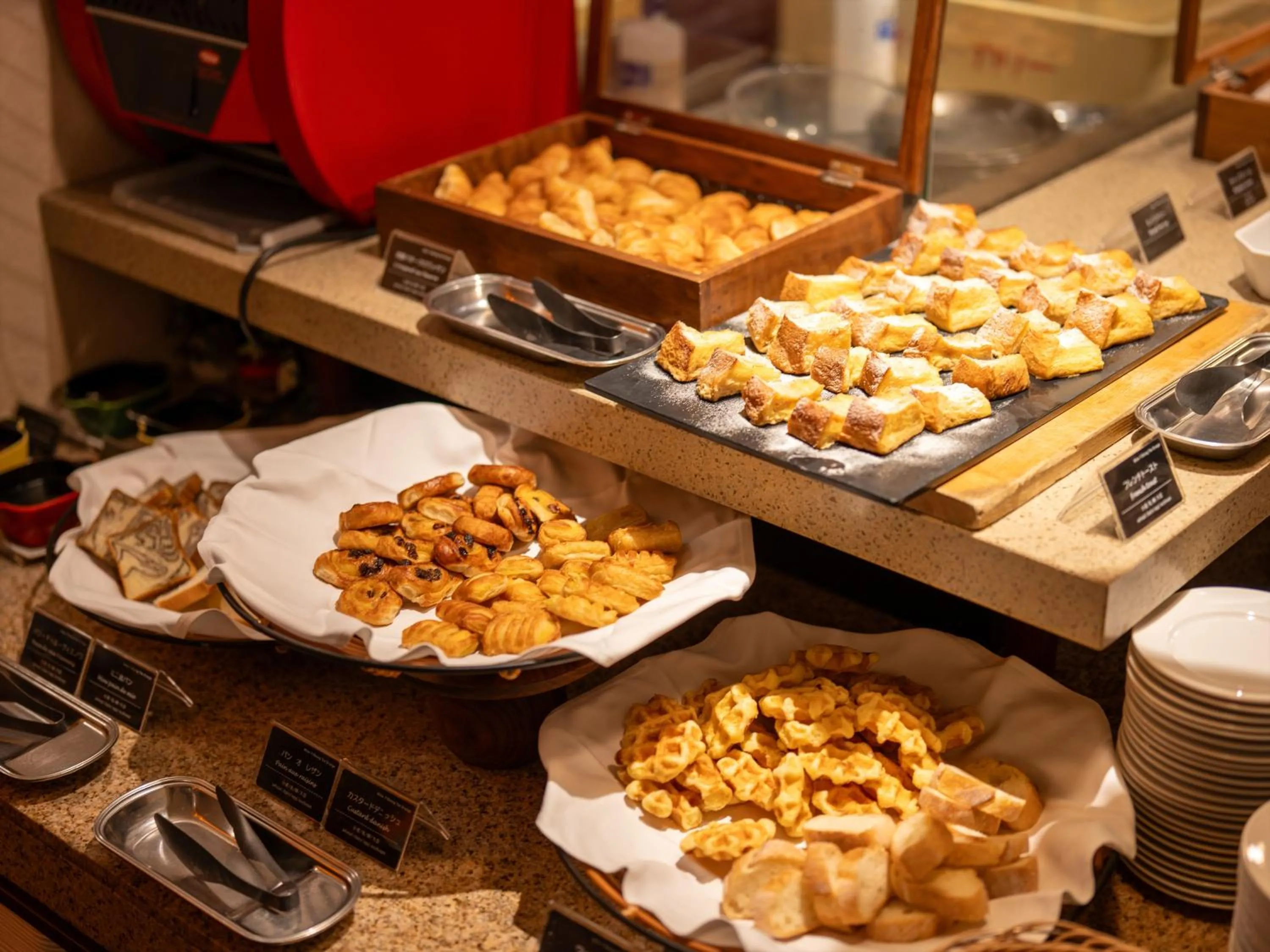 Buffet breakfast in Kafuu Resort Fuchaku Condo Hotel