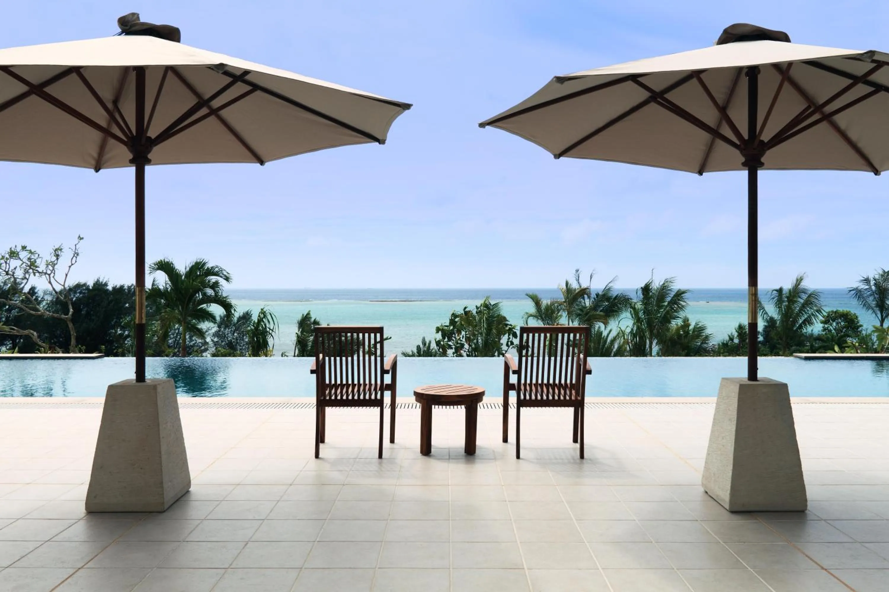 Swimming pool in Kafuu Resort Fuchaku Condo Hotel