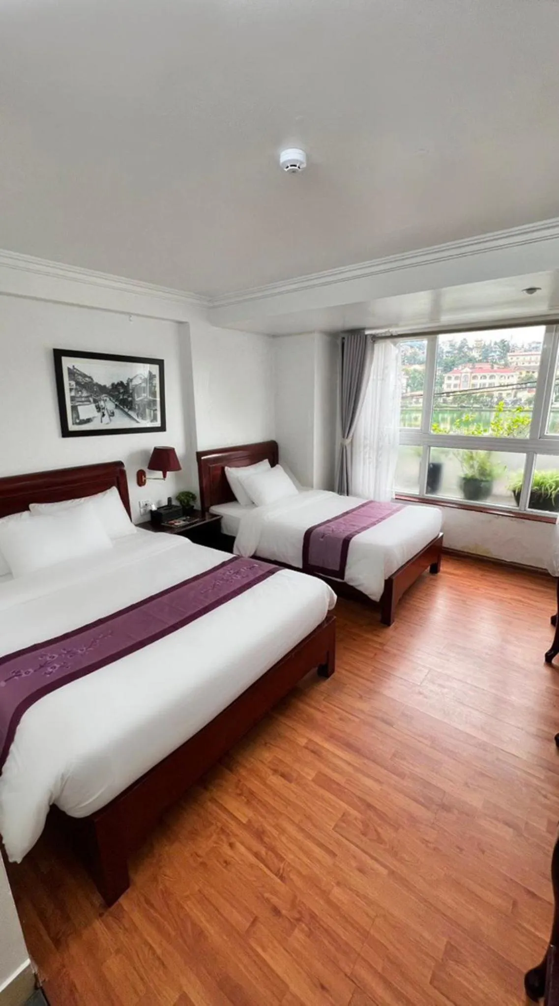 Bed in Sapa Lake View Hotel