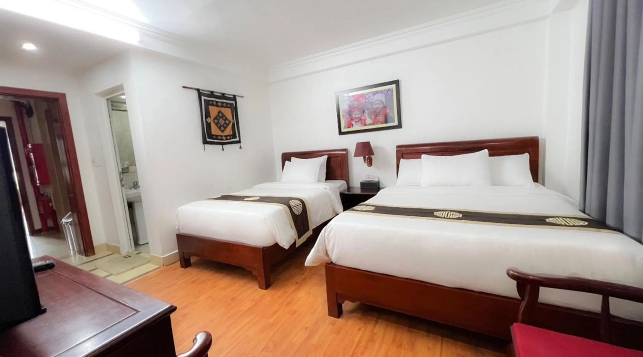 Bed in Sapa Lake View Hotel