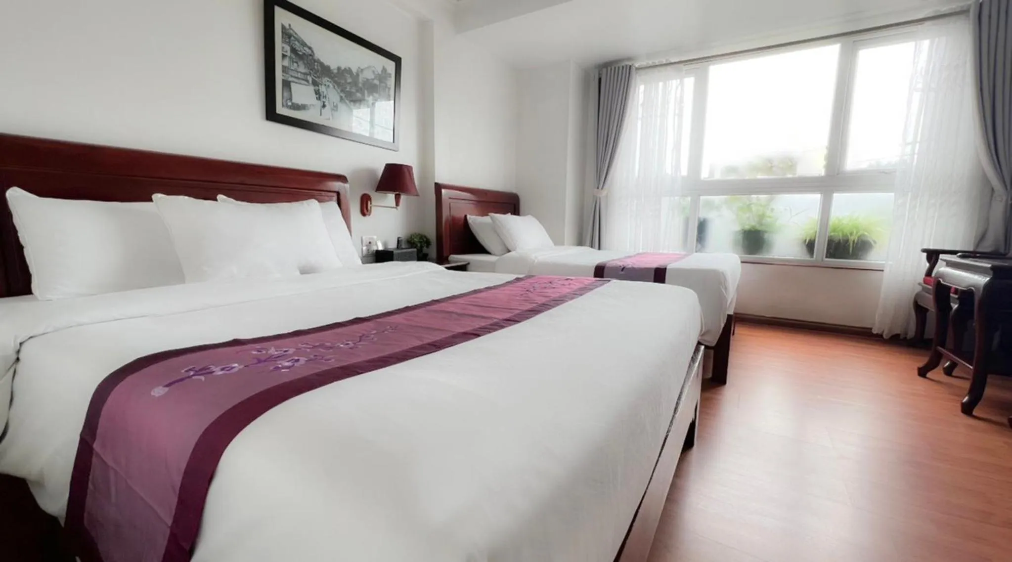 Bed in Sapa Lake View Hotel