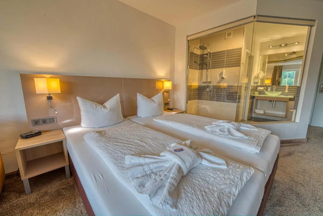 Photo of the whole room, Bed in Hotel & SPA Reibener-Hof