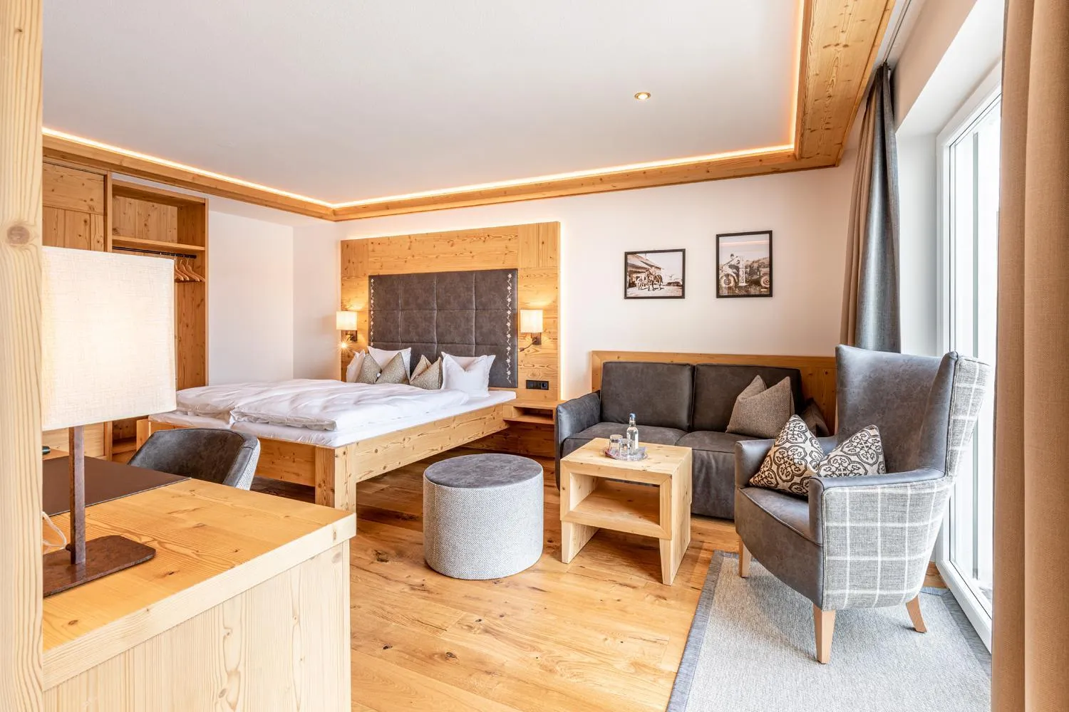 Photo of the whole room, Bed in Hanusel Hof Wellness & Genuss in Panoramalage