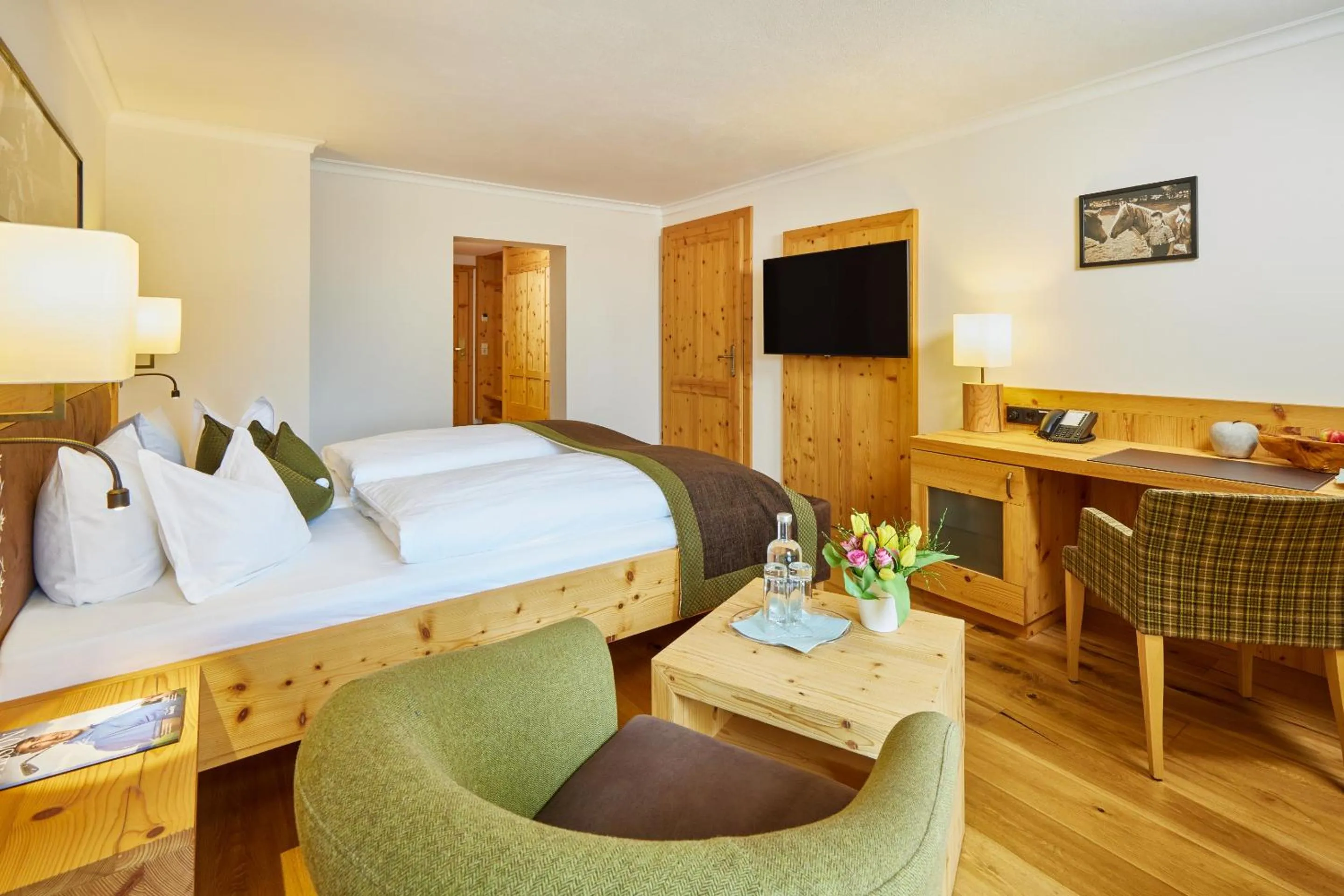 Bed in Hanusel Hof Wellness & Genuss in Panoramalage