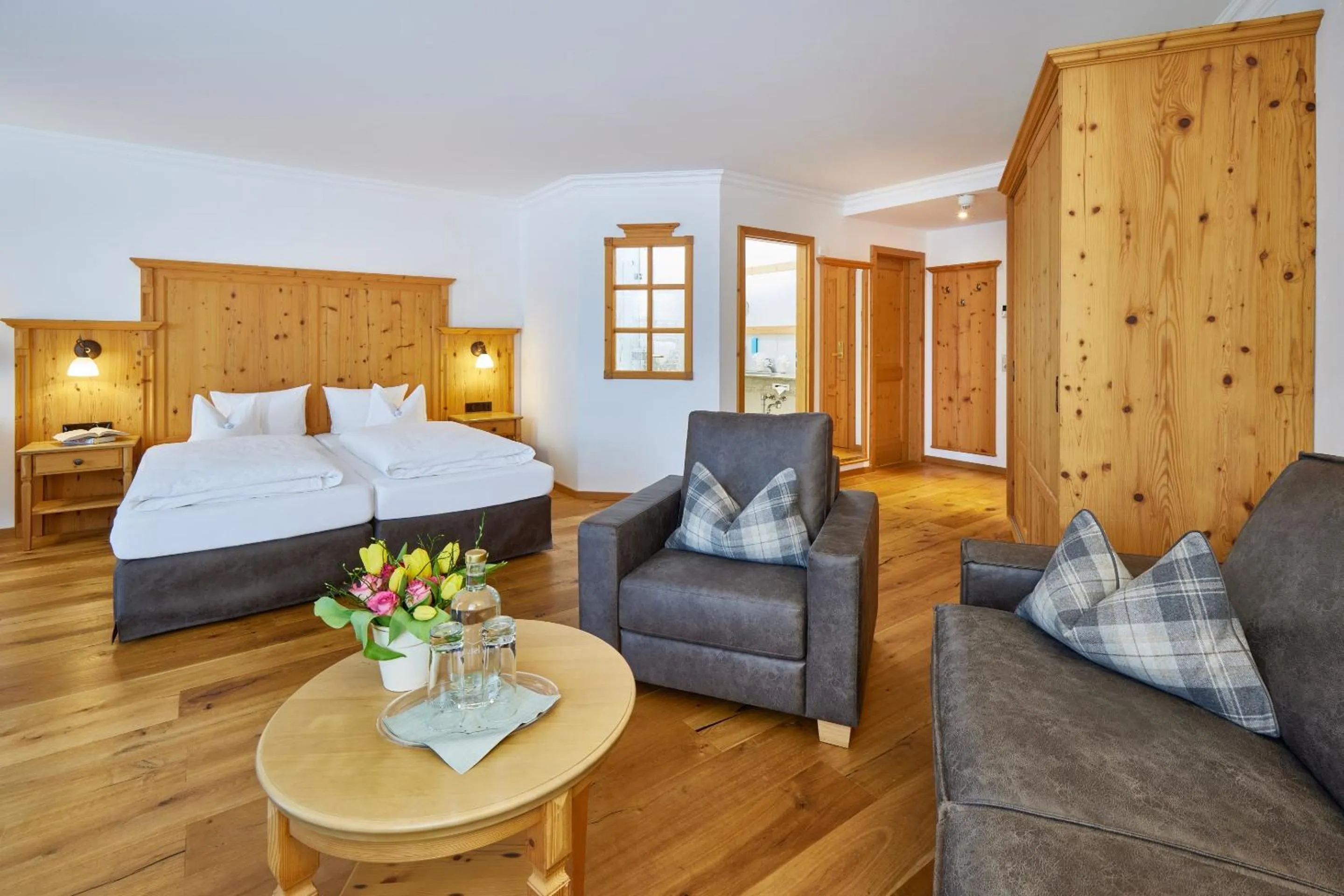 Photo of the whole room, Bed in Hanusel Hof Wellness & Genuss in Panoramalage