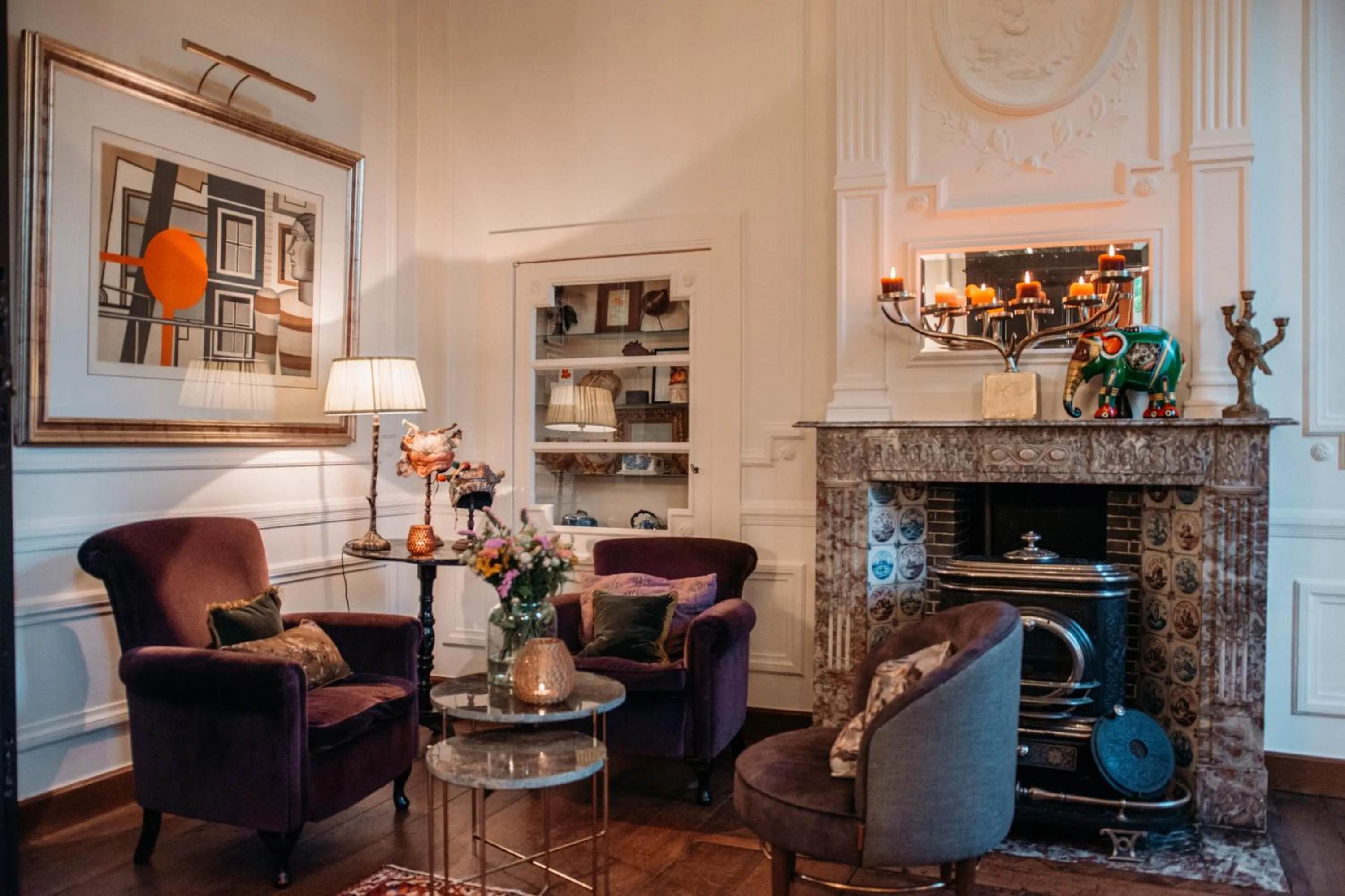 Lounge or bar in B&B Maison Mairie Hasselt