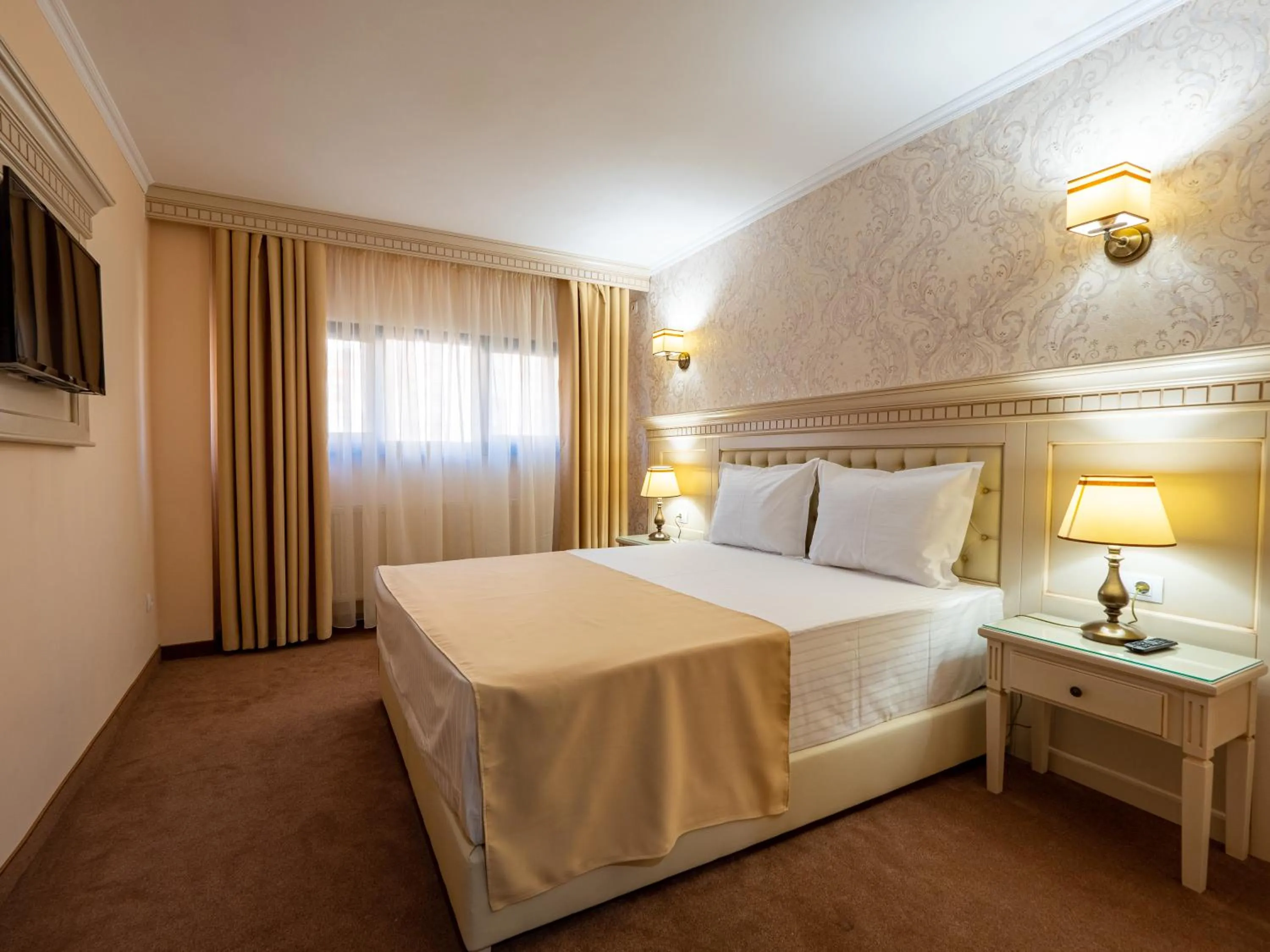 Bed in Hotel Orient Galati