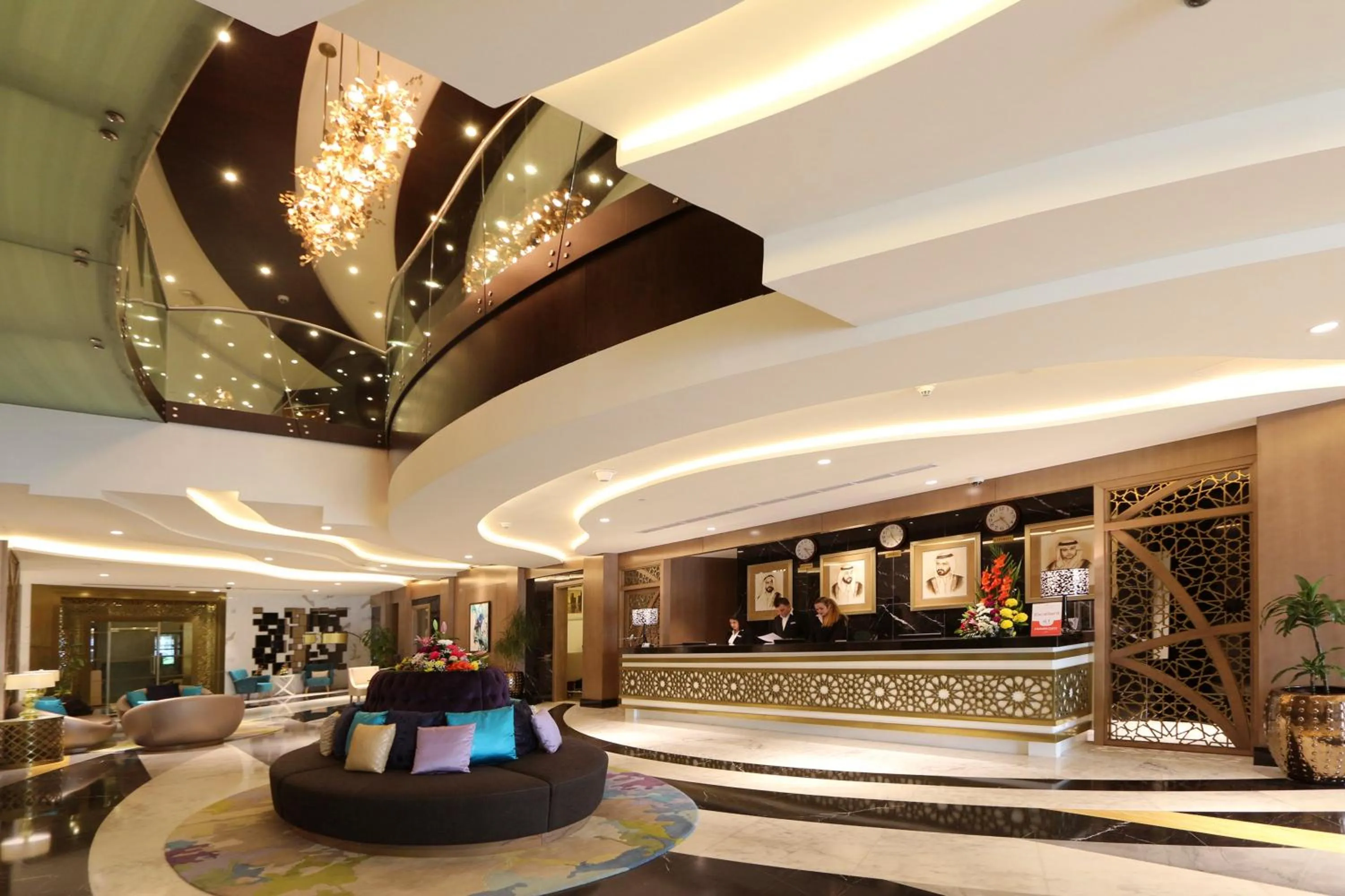 Lobby or reception in Samaya Hotel Deira
