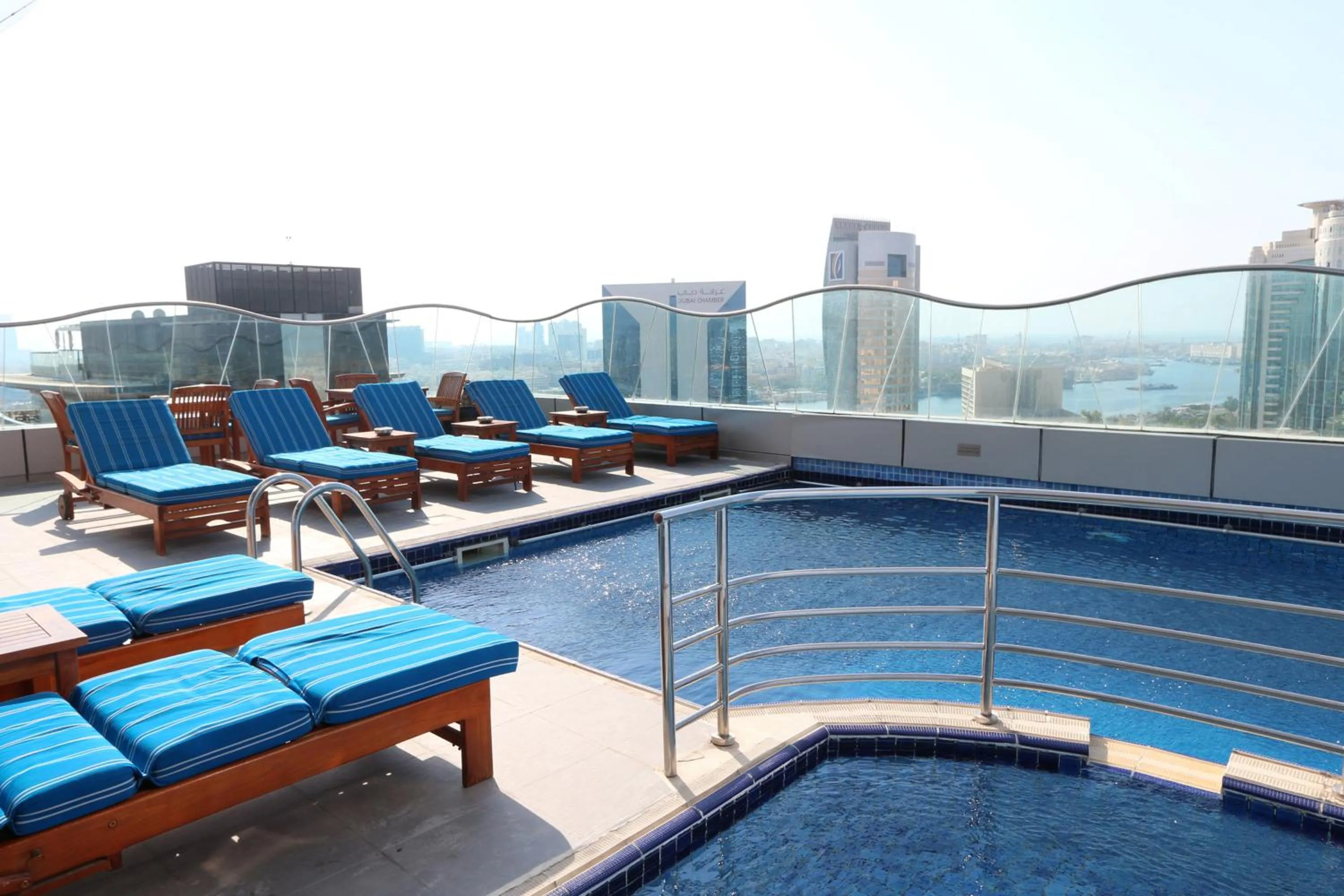 Swimming pool in Samaya Hotel Deira