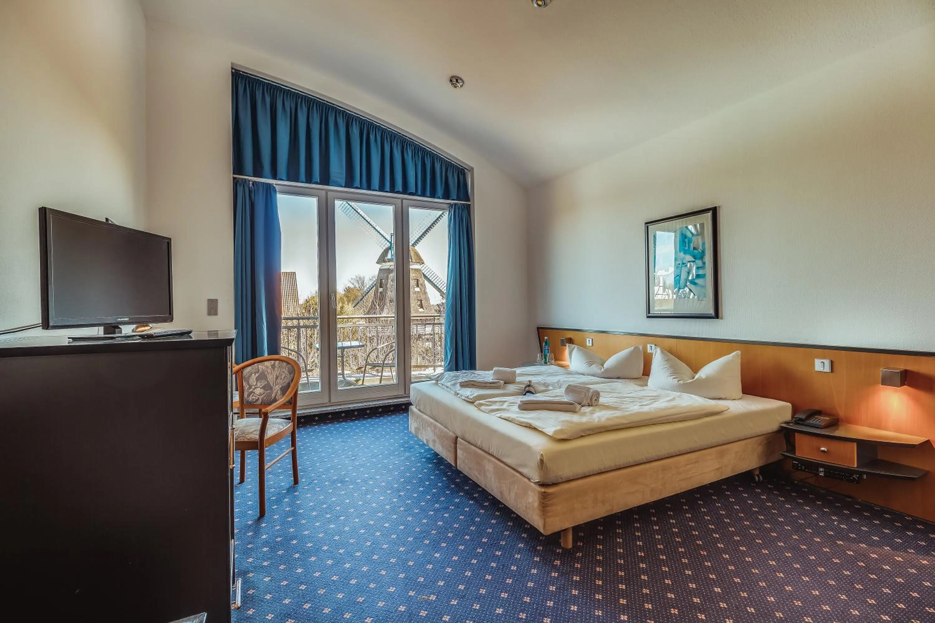 Bed in Landhotel Lewitz Mühle