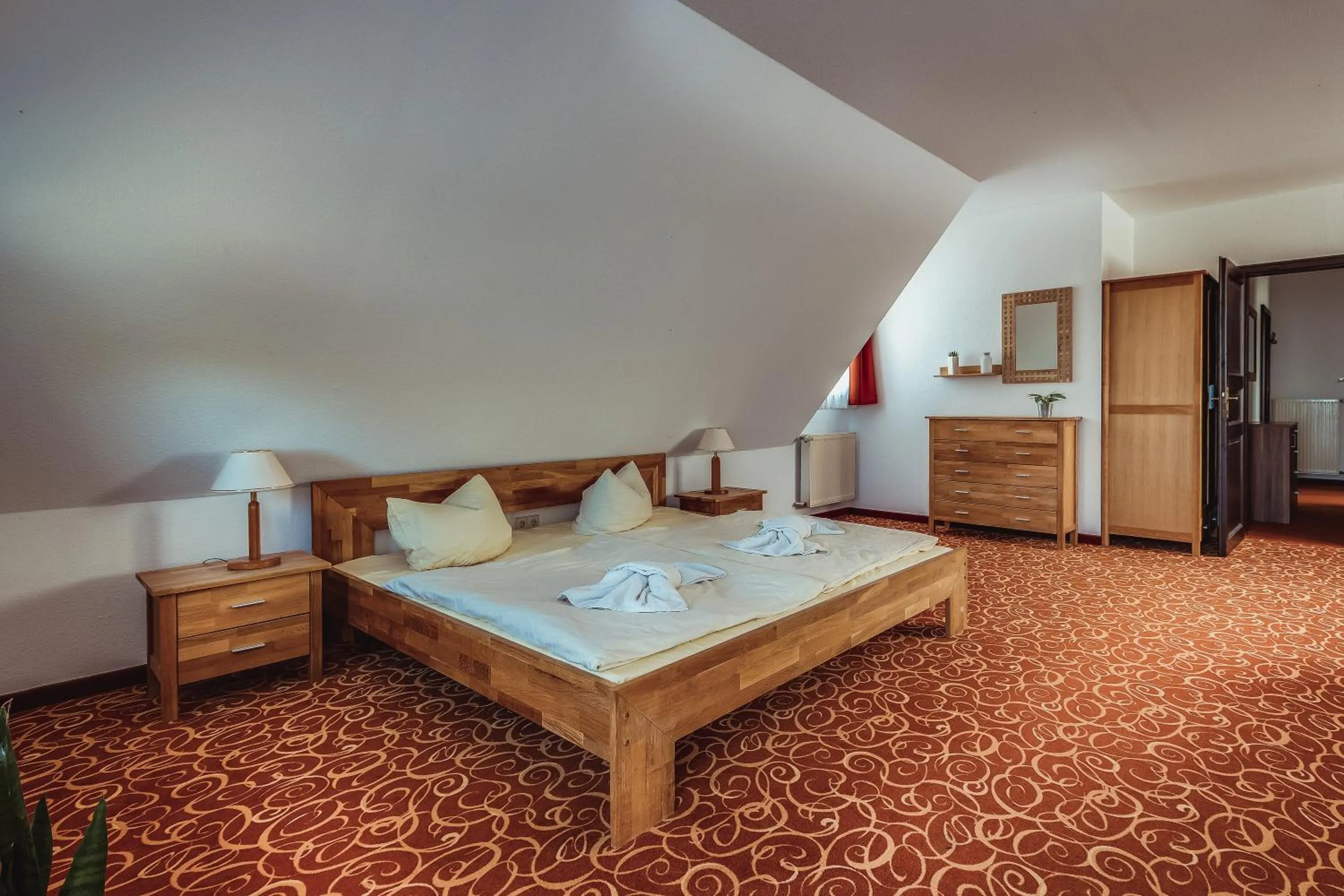 Bed in Landhotel Lewitz Mühle