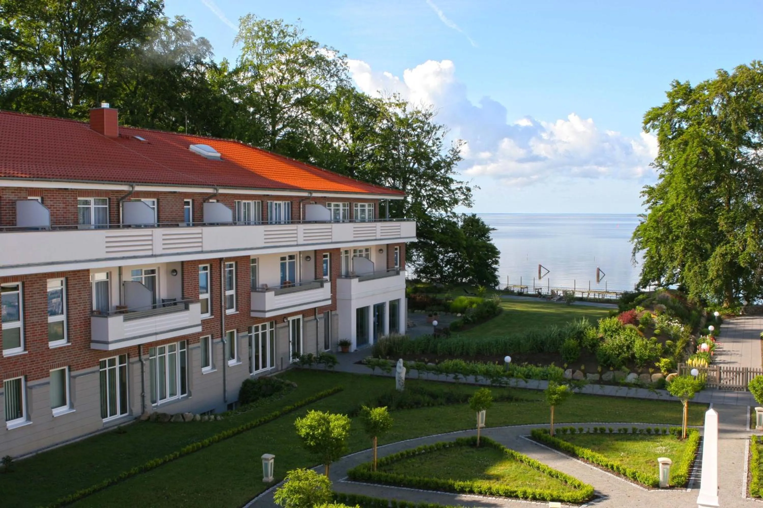 Garden in Hotel Badehaus Goor