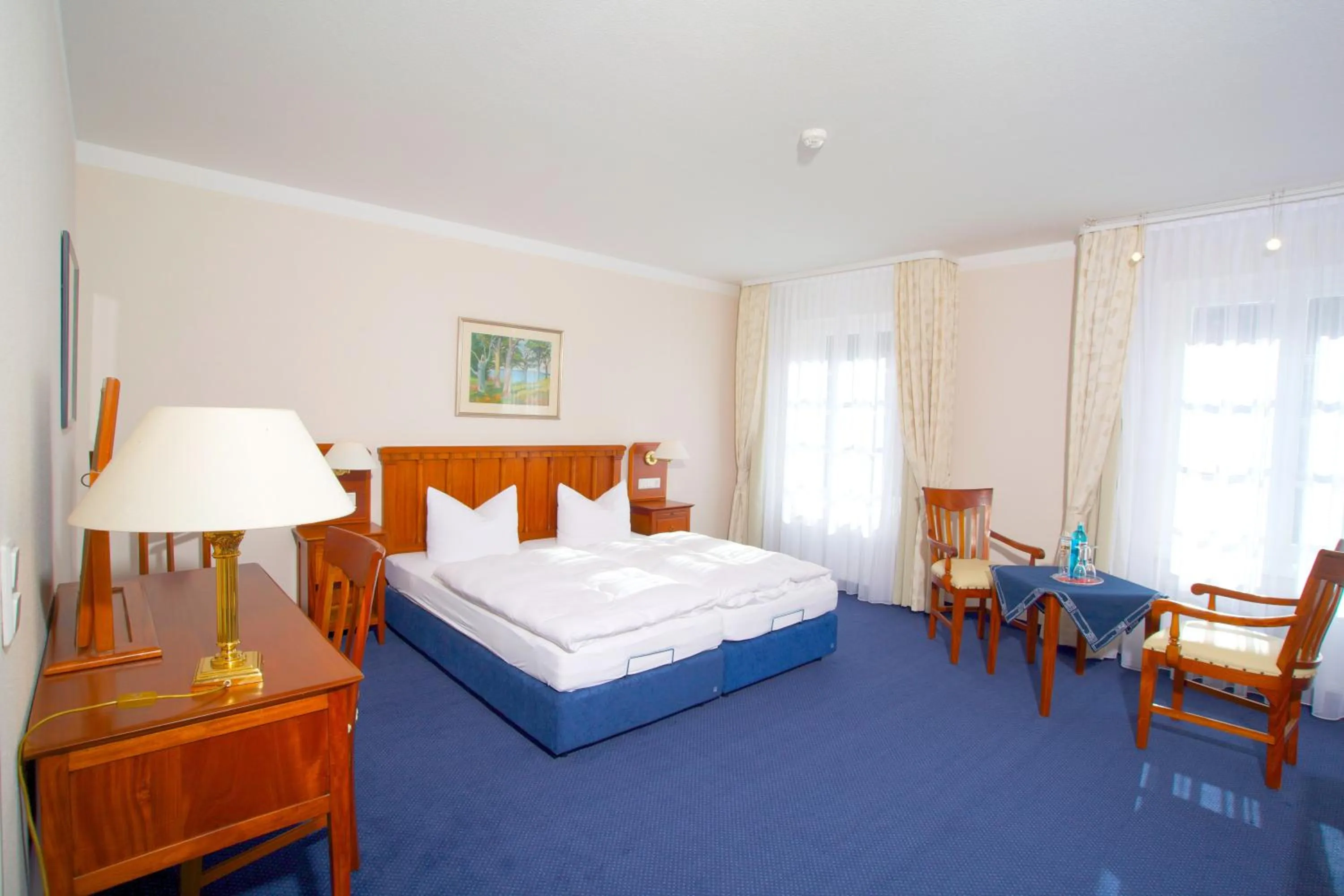 Photo of the whole room, Bed in Hotel Badehaus Goor