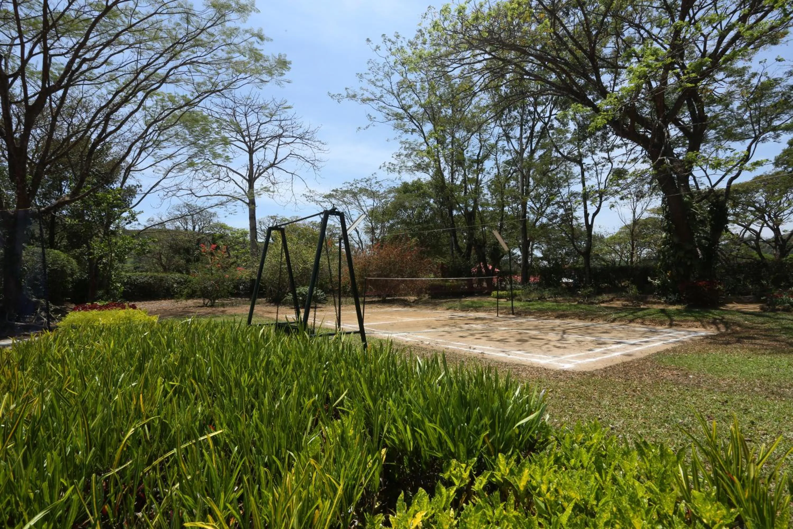 Tennis court in Parisons Plantation Experiences by Abad