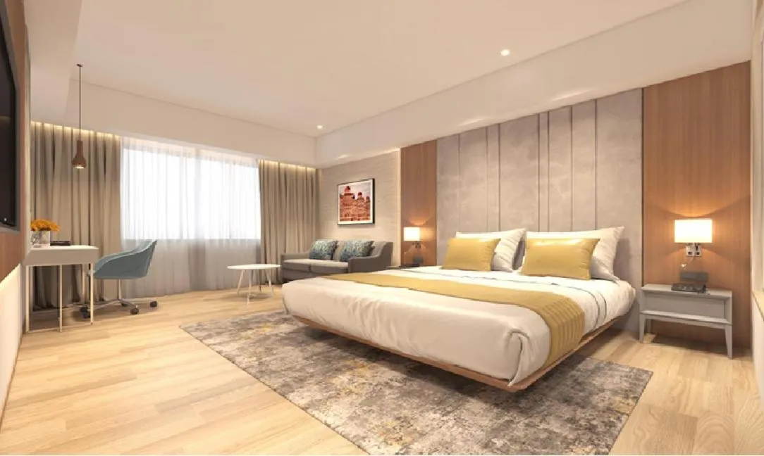 Bed in The Central Park Hotel