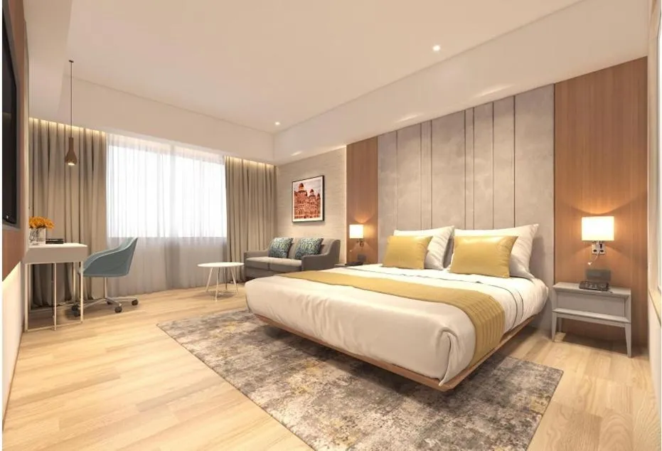 Bed in The Central Park Hotel