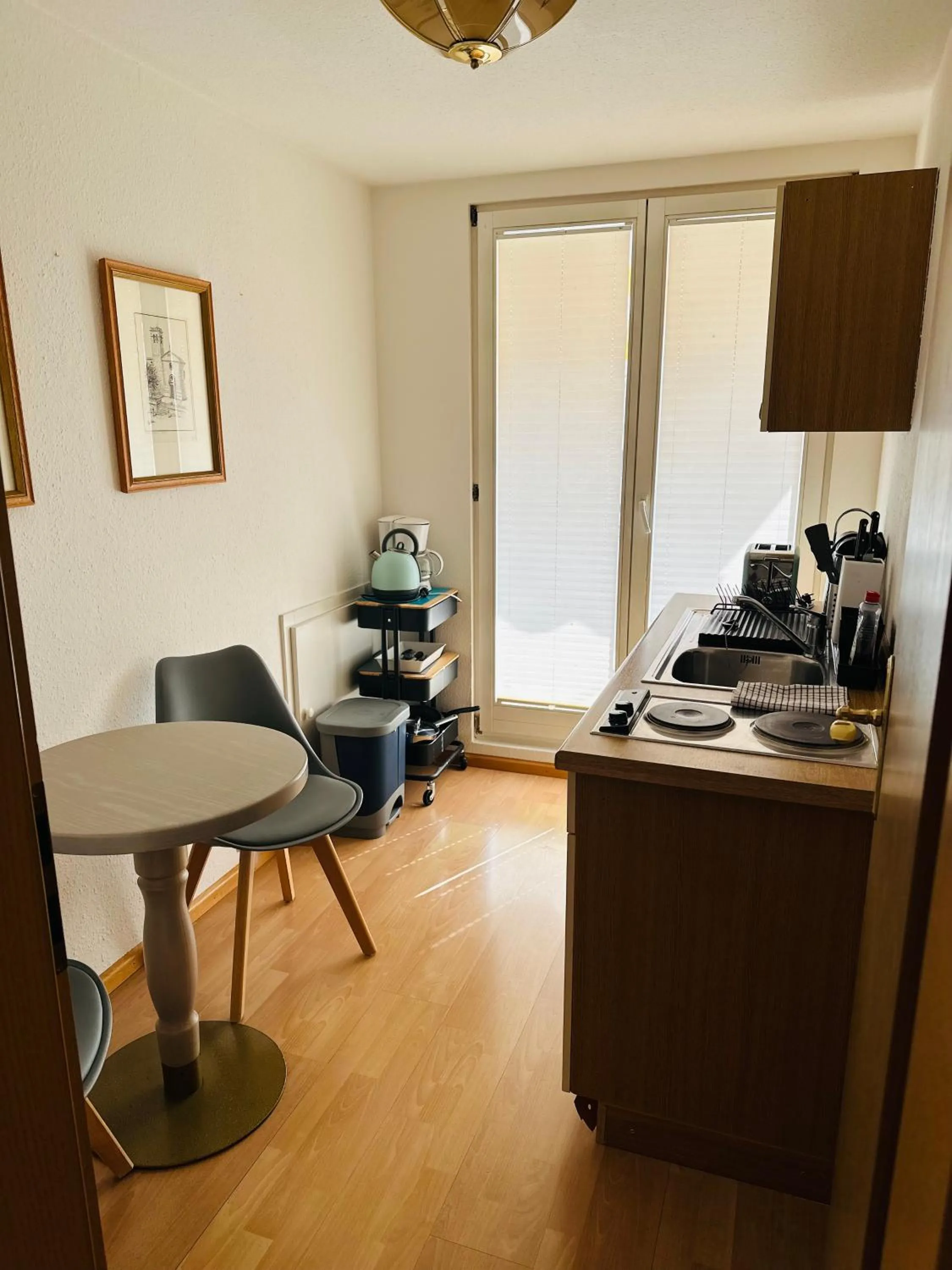 Kitchen or kitchenette in Hotel Hofmann Zur Mühle
