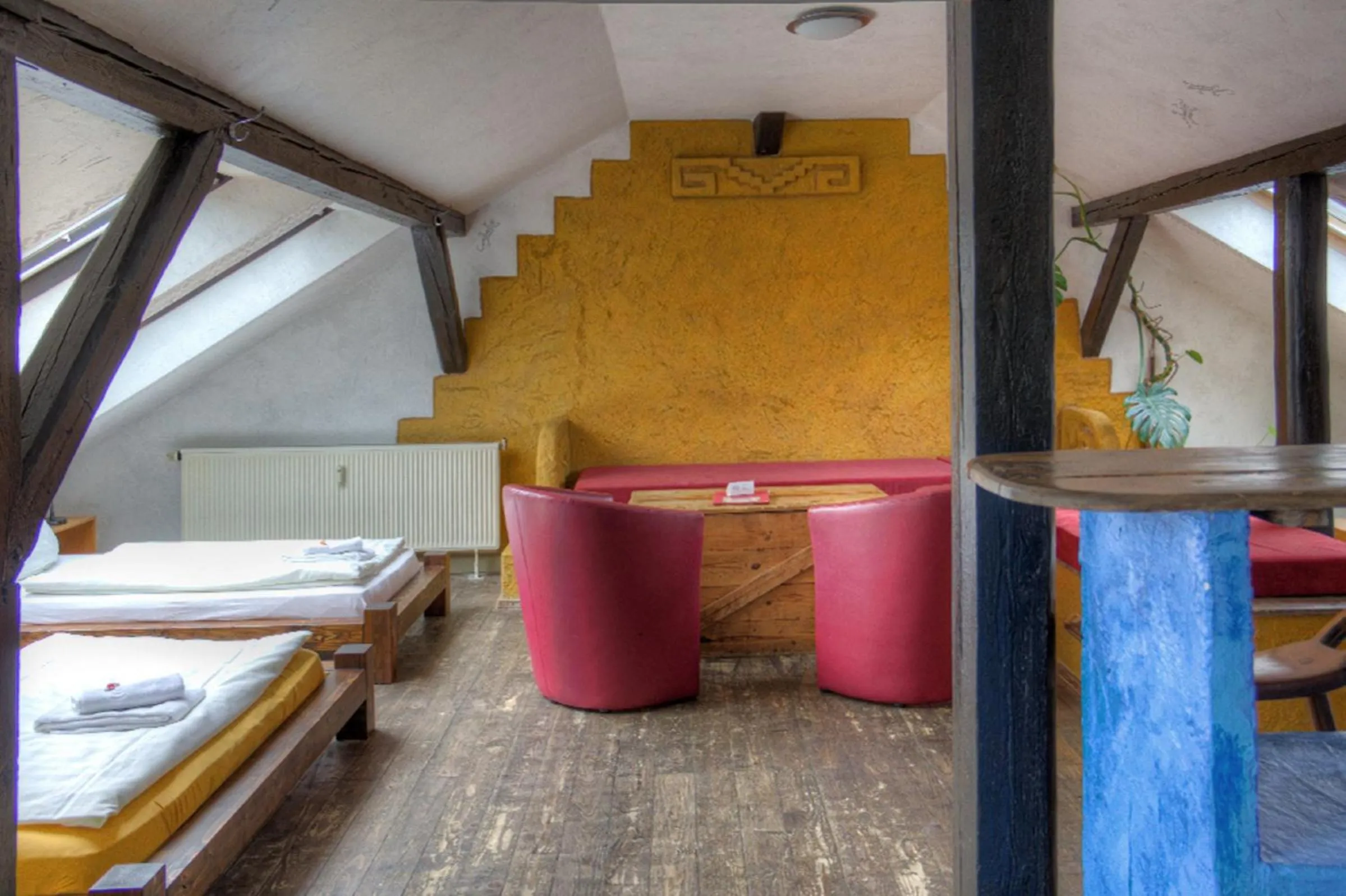 Photo of the whole room, Bed in Gästehaus Mezcalero