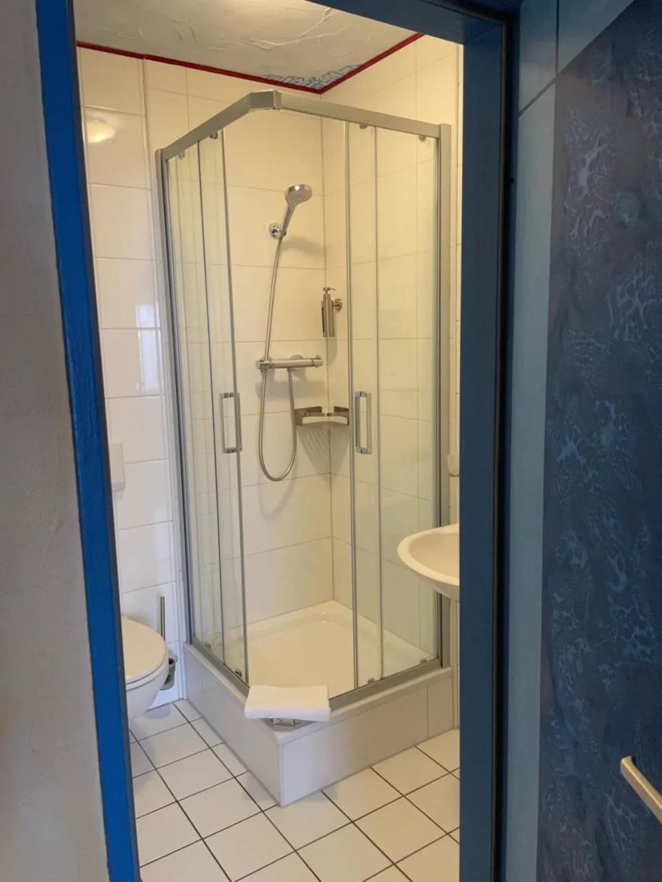 Shower in Gästehaus Mezcalero