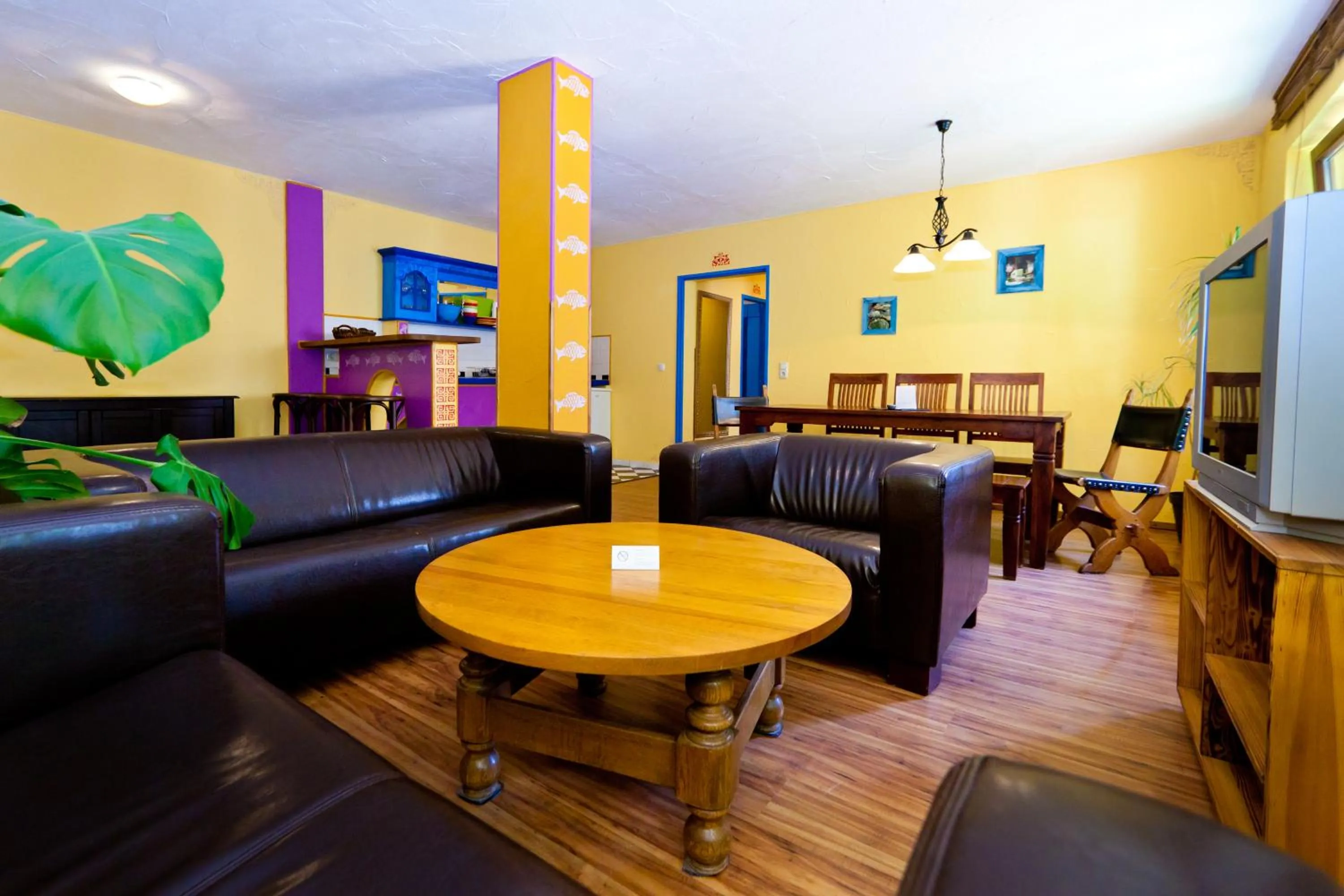 Kitchen or kitchenette in Gästehaus Mezcalero