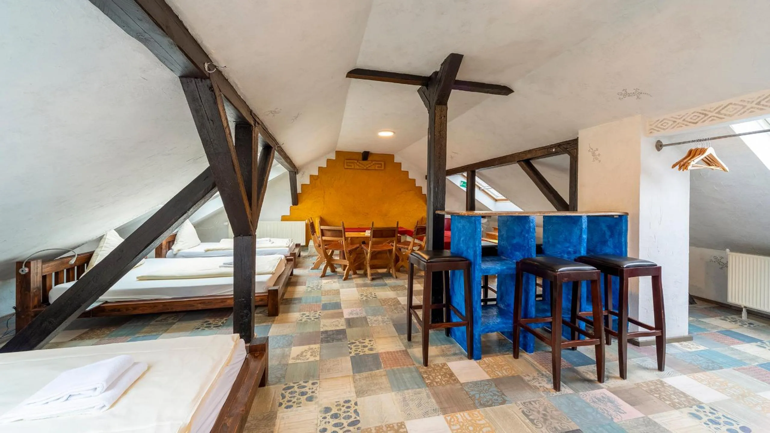 Photo of the whole room, Bed in Gästehaus Mezcalero