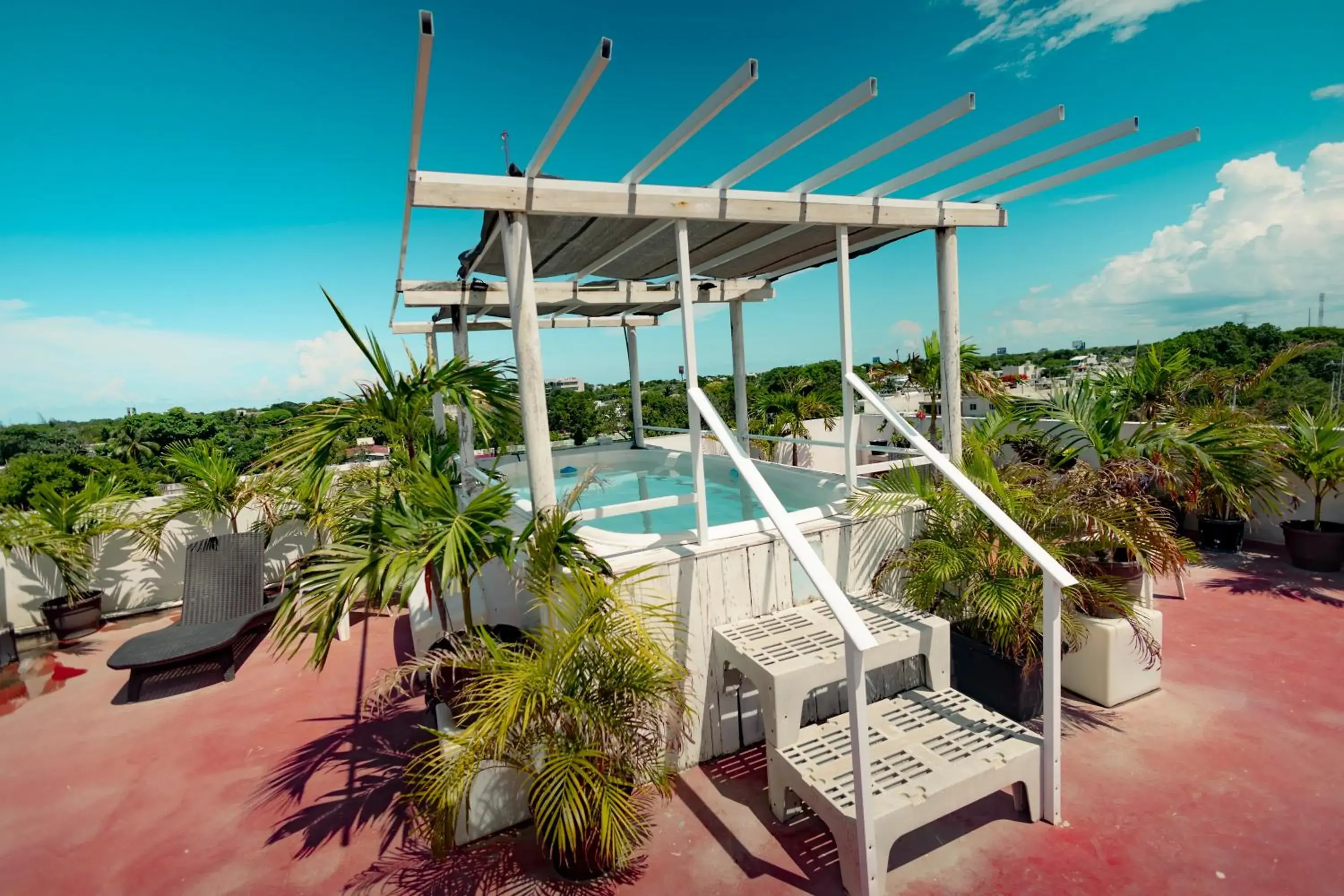Twin Room with Balcony in Puerto Morelos Hotel Las Palmas - Near the beach Twin Room with Balcony in Puerto Morelos Hotel Las Palmas - Near the beach