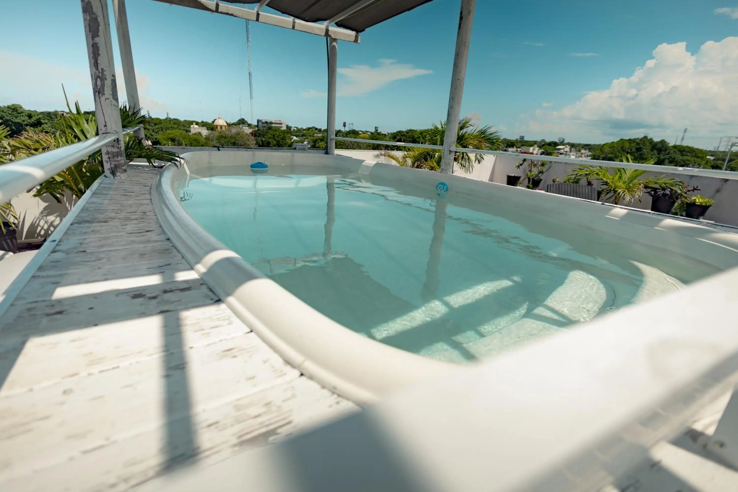 Swimming pool in Puerto Morelos Hotel Las Palmas - Near the beach