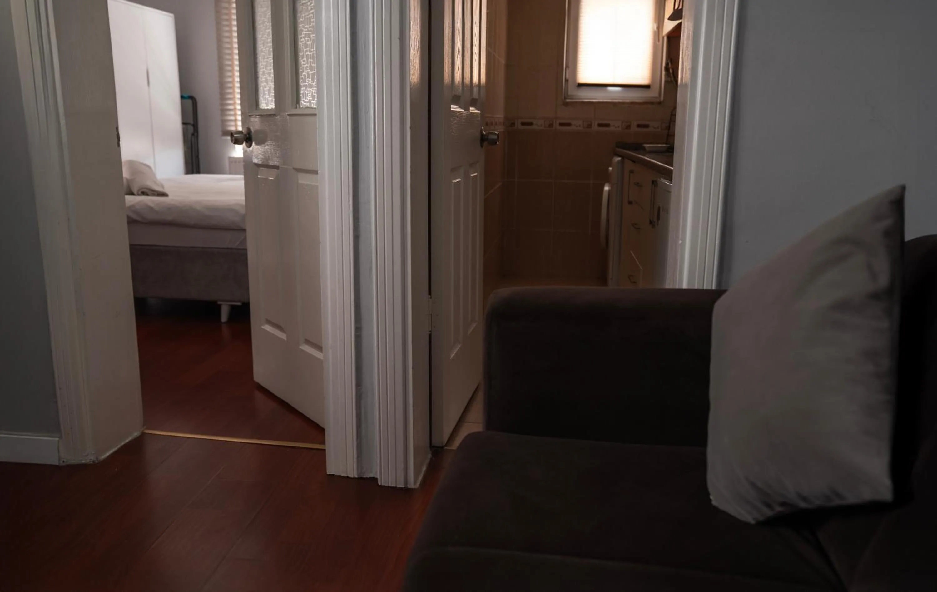 kitchen, Bed in Taxim No1 Suites