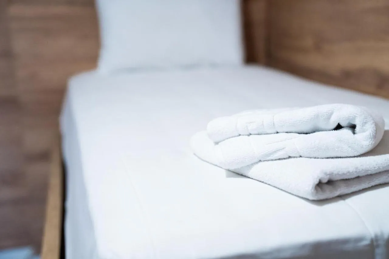 towels, Bed in Taksim No1 Suites