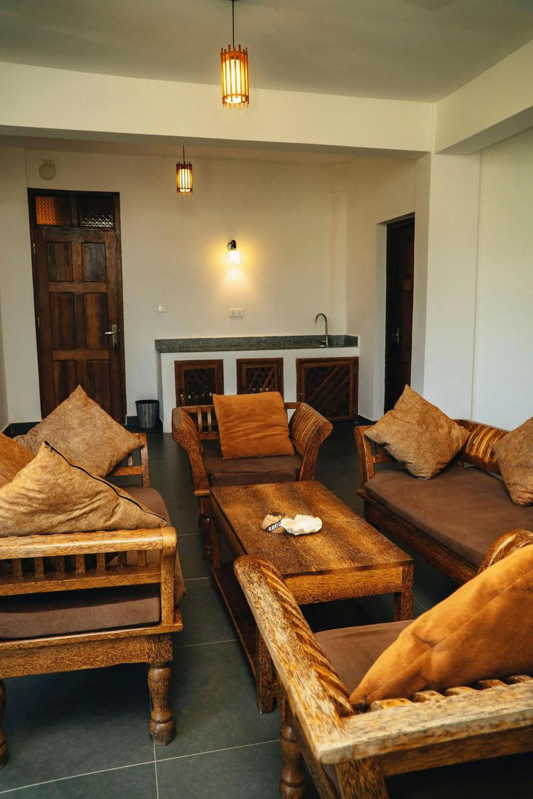 Seating area in Zanoceanique Hotel