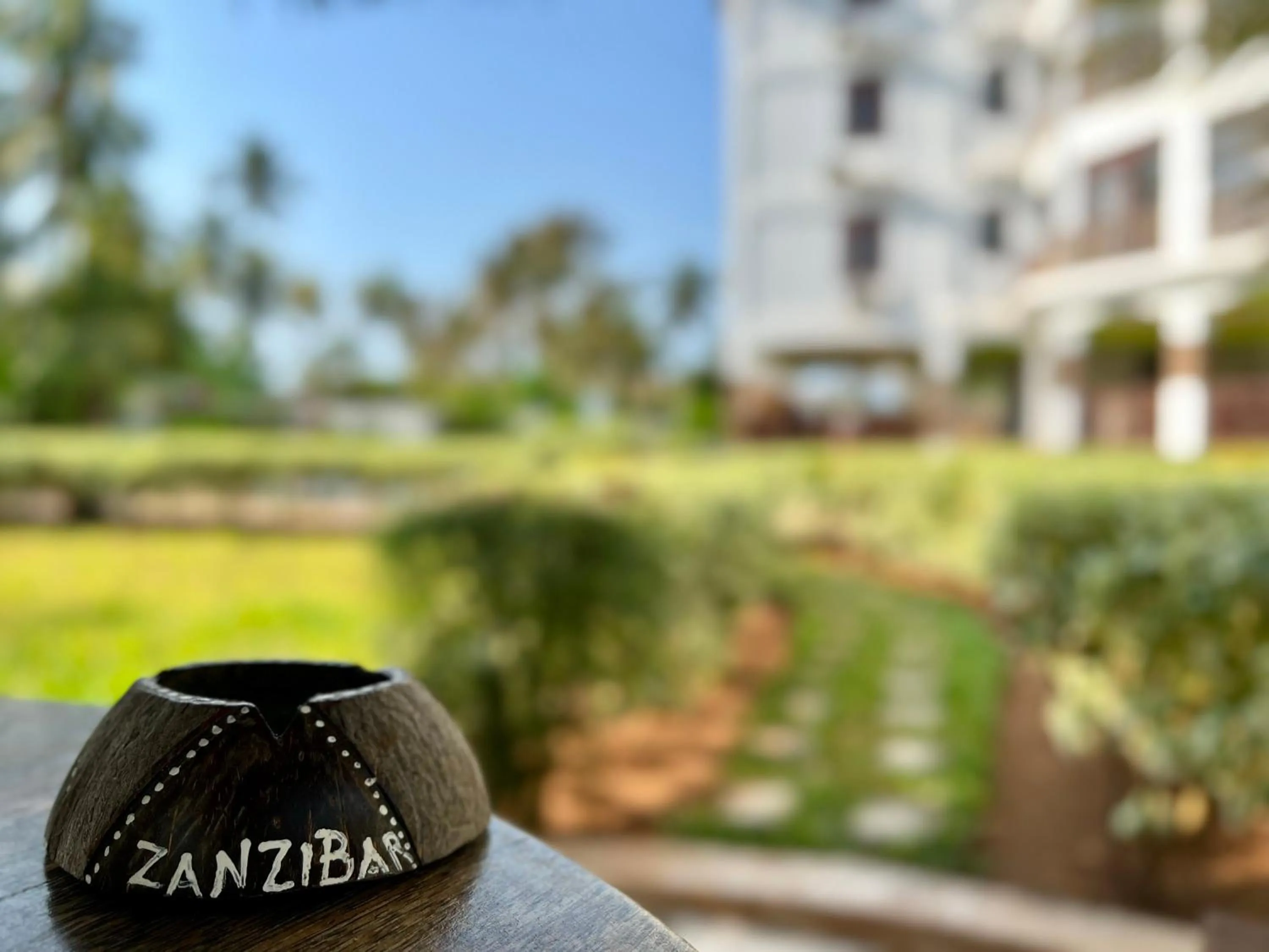 Garden view in Zanoceanique Hotel