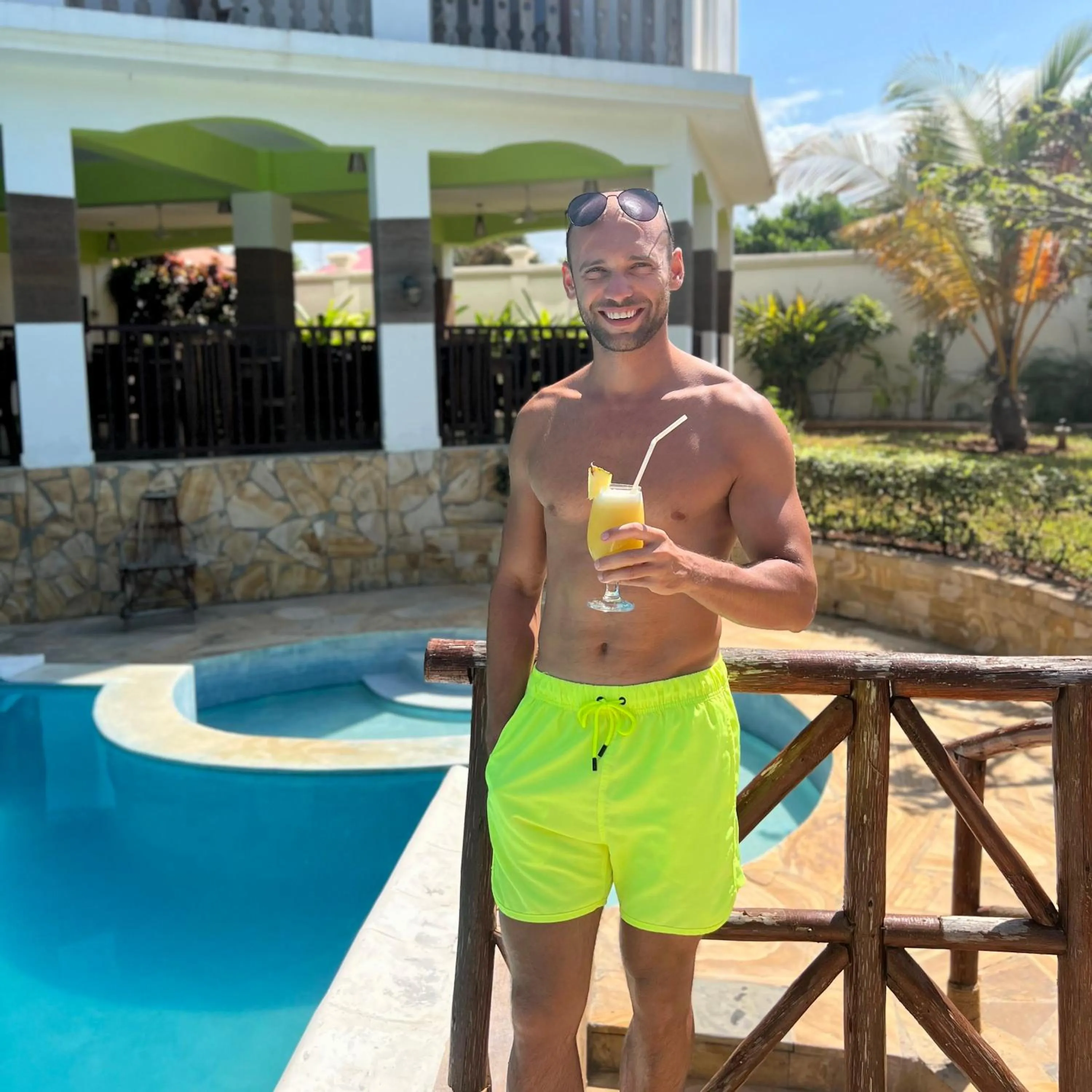 Pool view in Zanoceanique Hotel