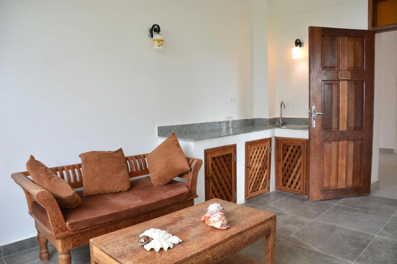 Living room in Zanoceanique Hotel