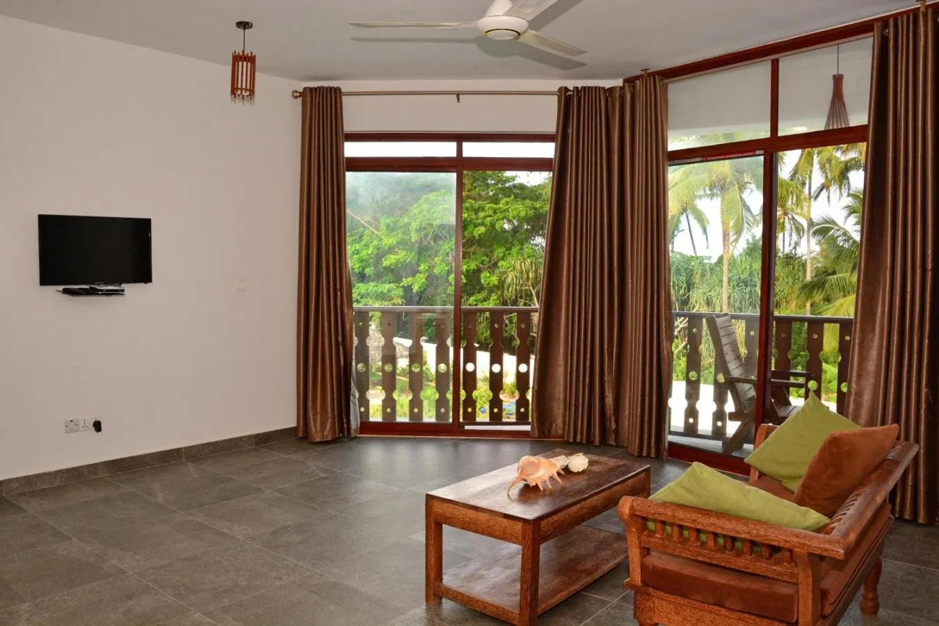 Living room in Zanoceanique Hotel