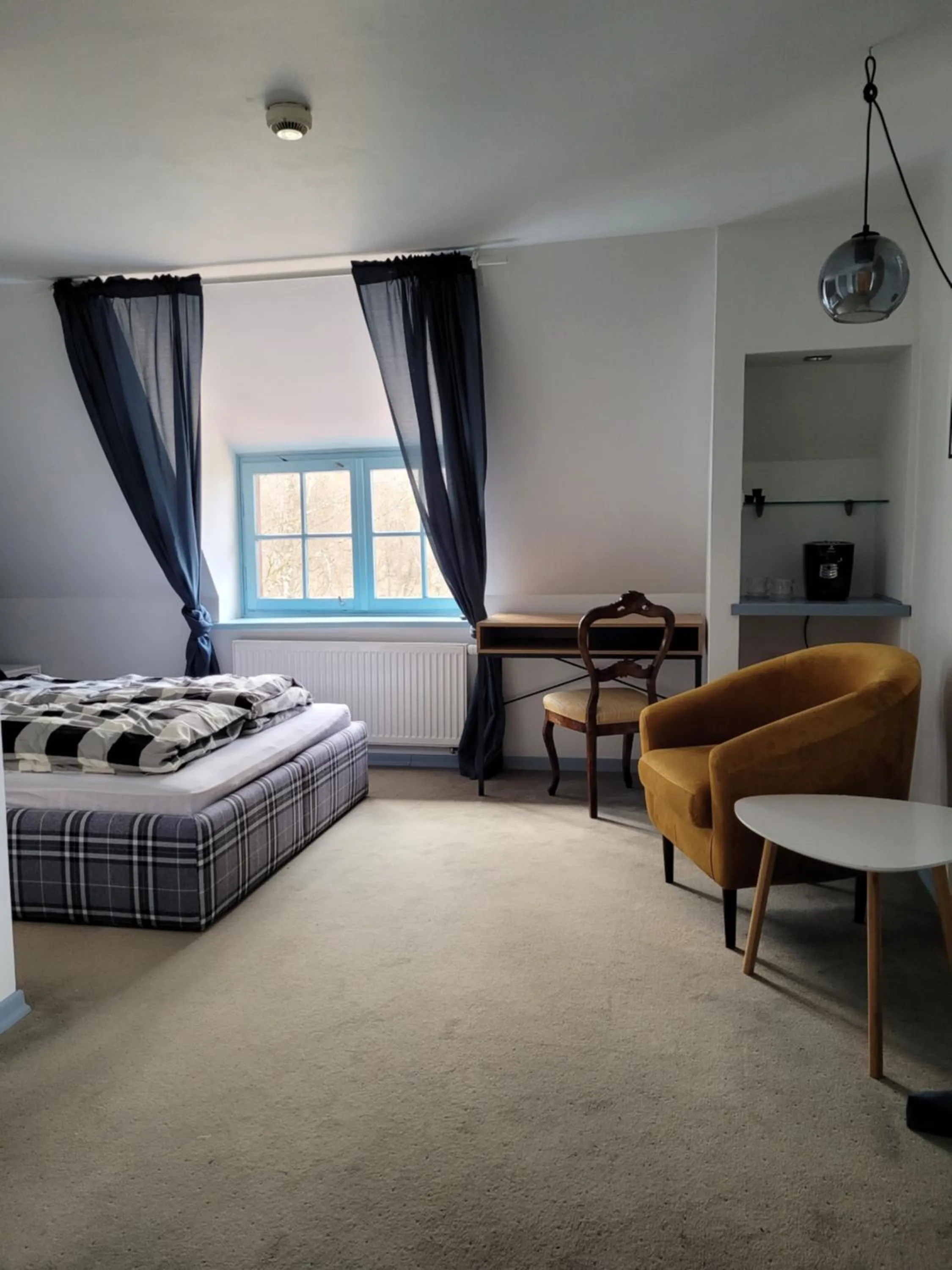 Seating area, Bed in Spichlerz na Krakowskiej
