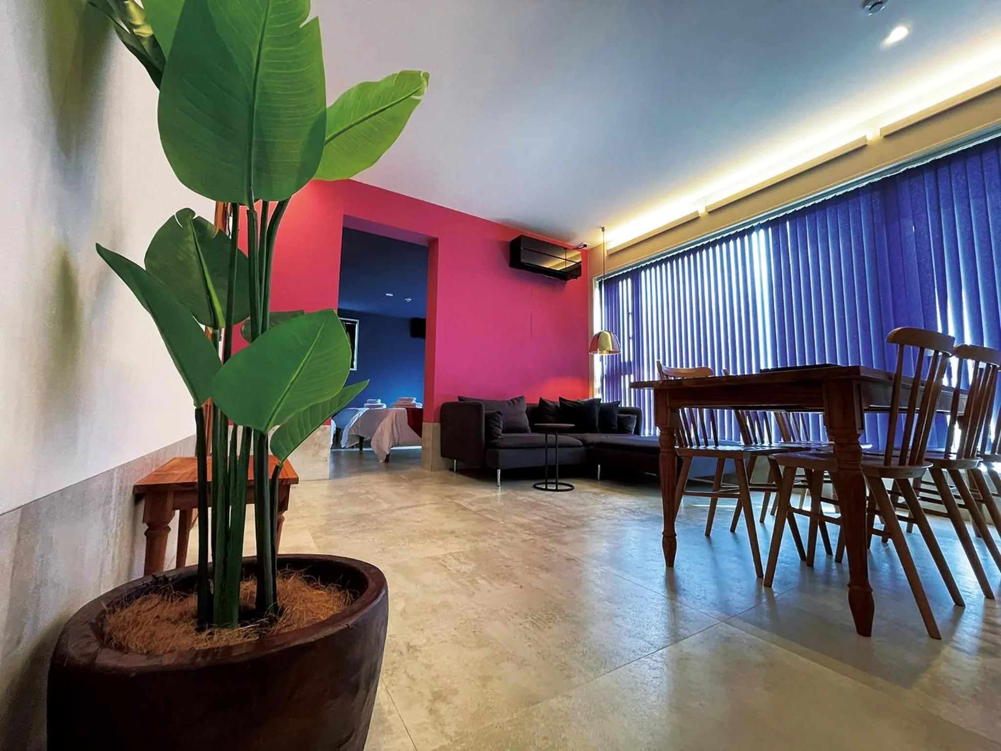 Living room in CHULAX OKINAWA YOMITAN【Designer Condominium Hotel】