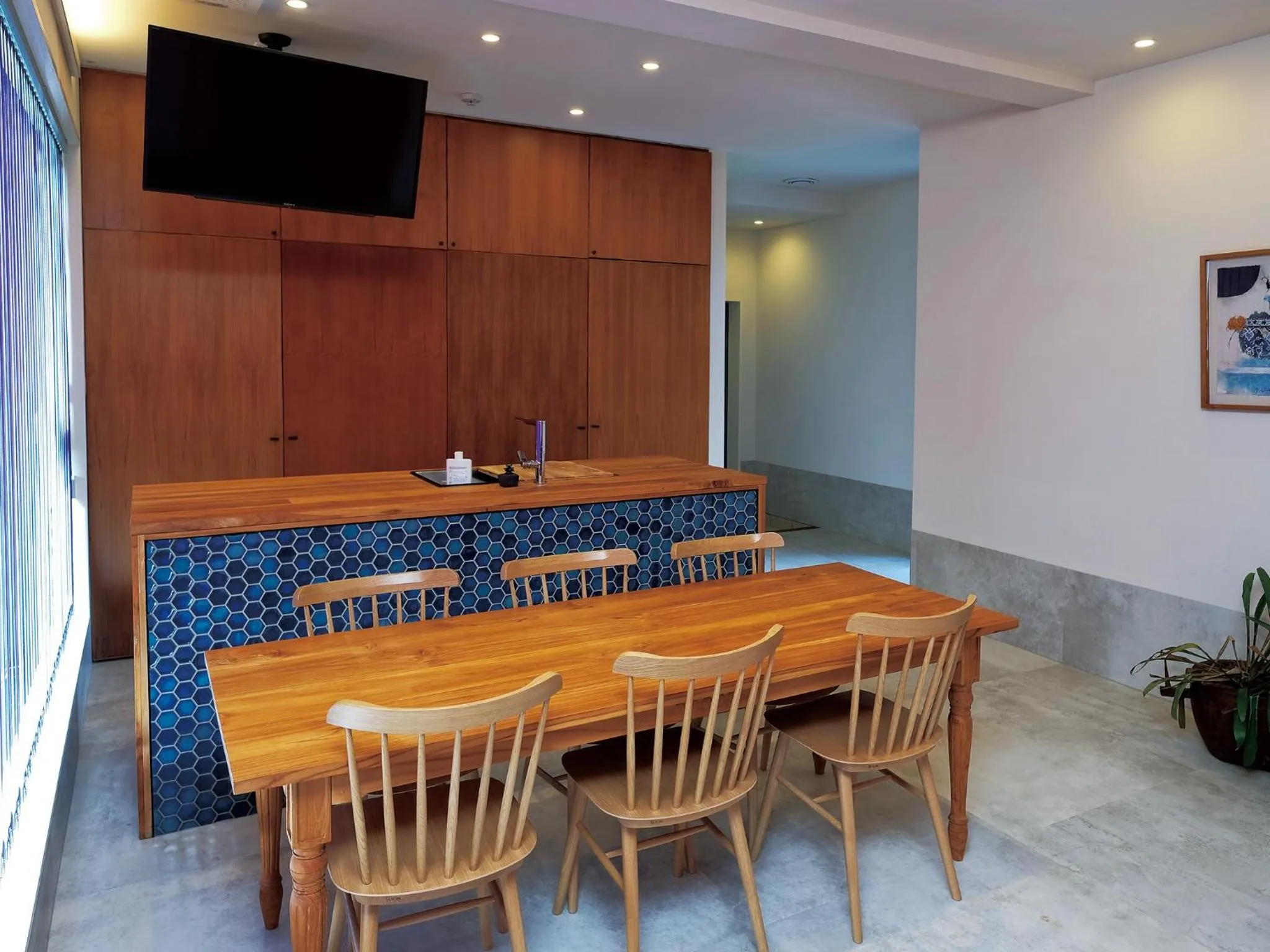 Living room in CHULAX OKINAWA YOMITAN【Designer Condominium Hotel】