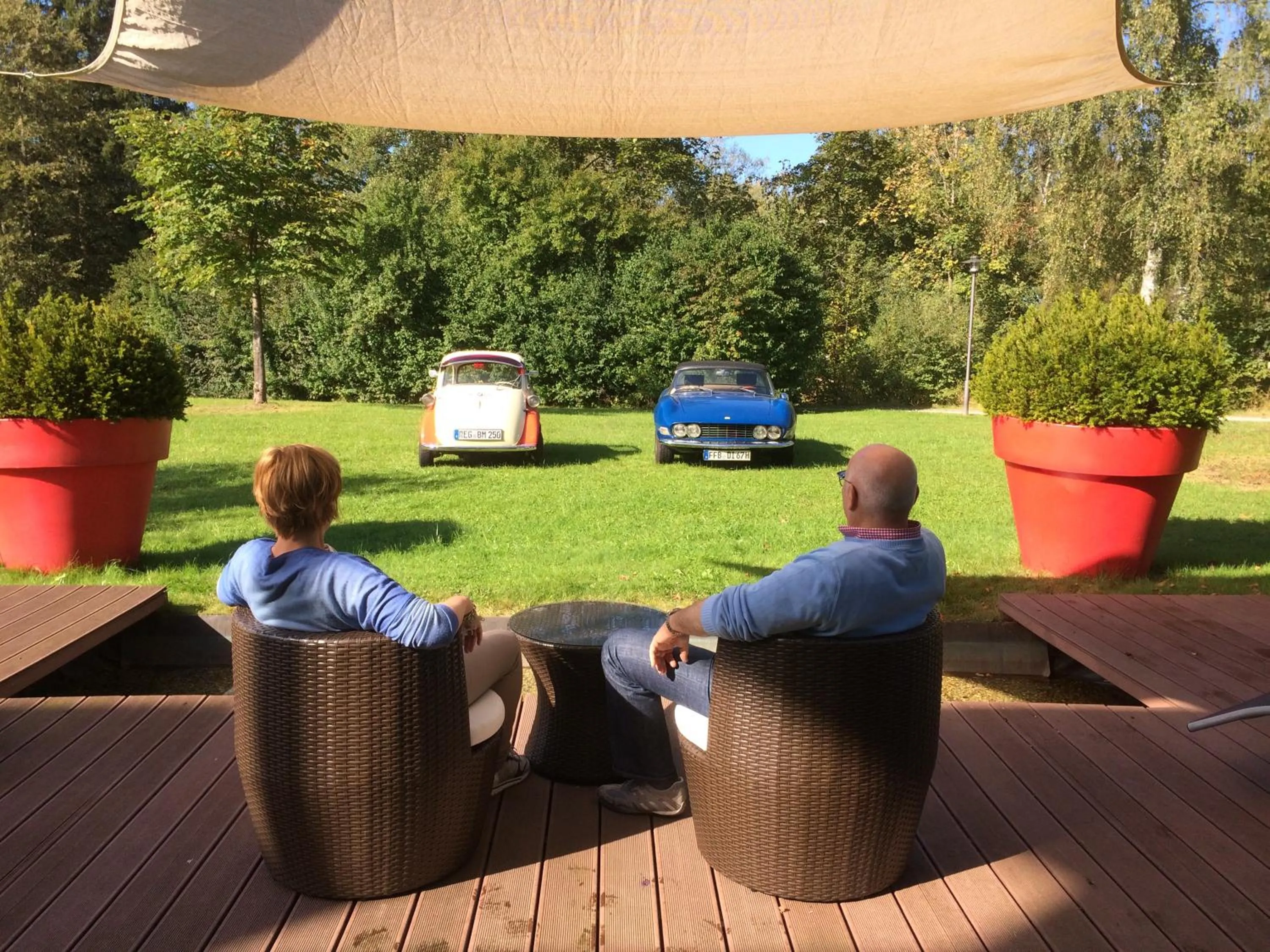 Garden view in AngerResidenz