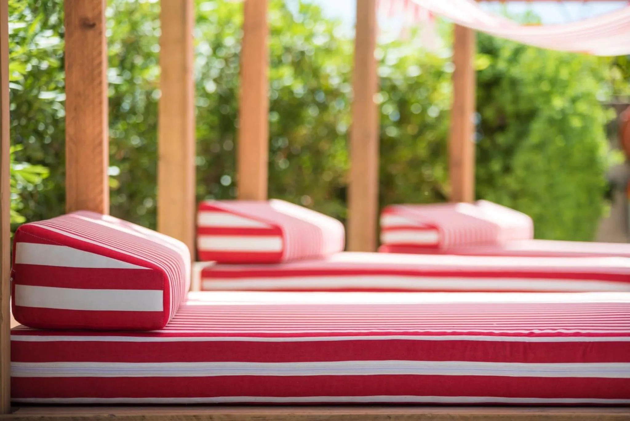 Swimming pool, Bed in Villa Piccola by Cassai